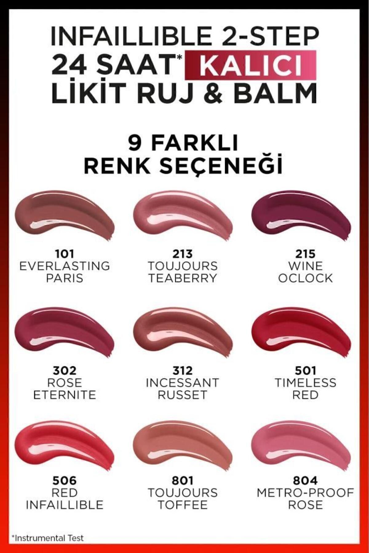 Infaillible 2-Step 24 Saat Kalıcı Likit Ruj & Balm - 215 Wine Oclock