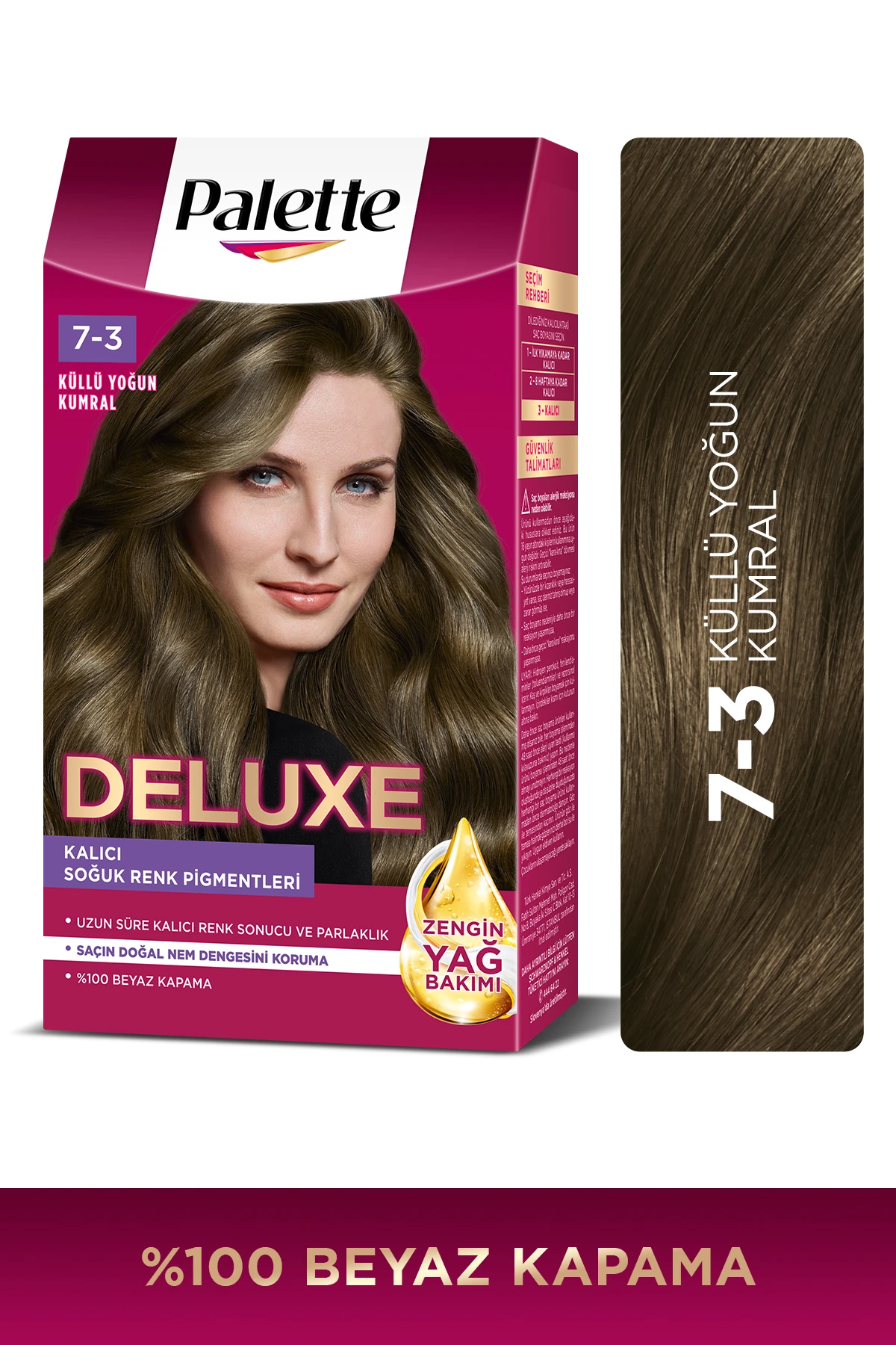 Deluxe Yoğun Renkler 7-3 Küllü Yoğun Kumral