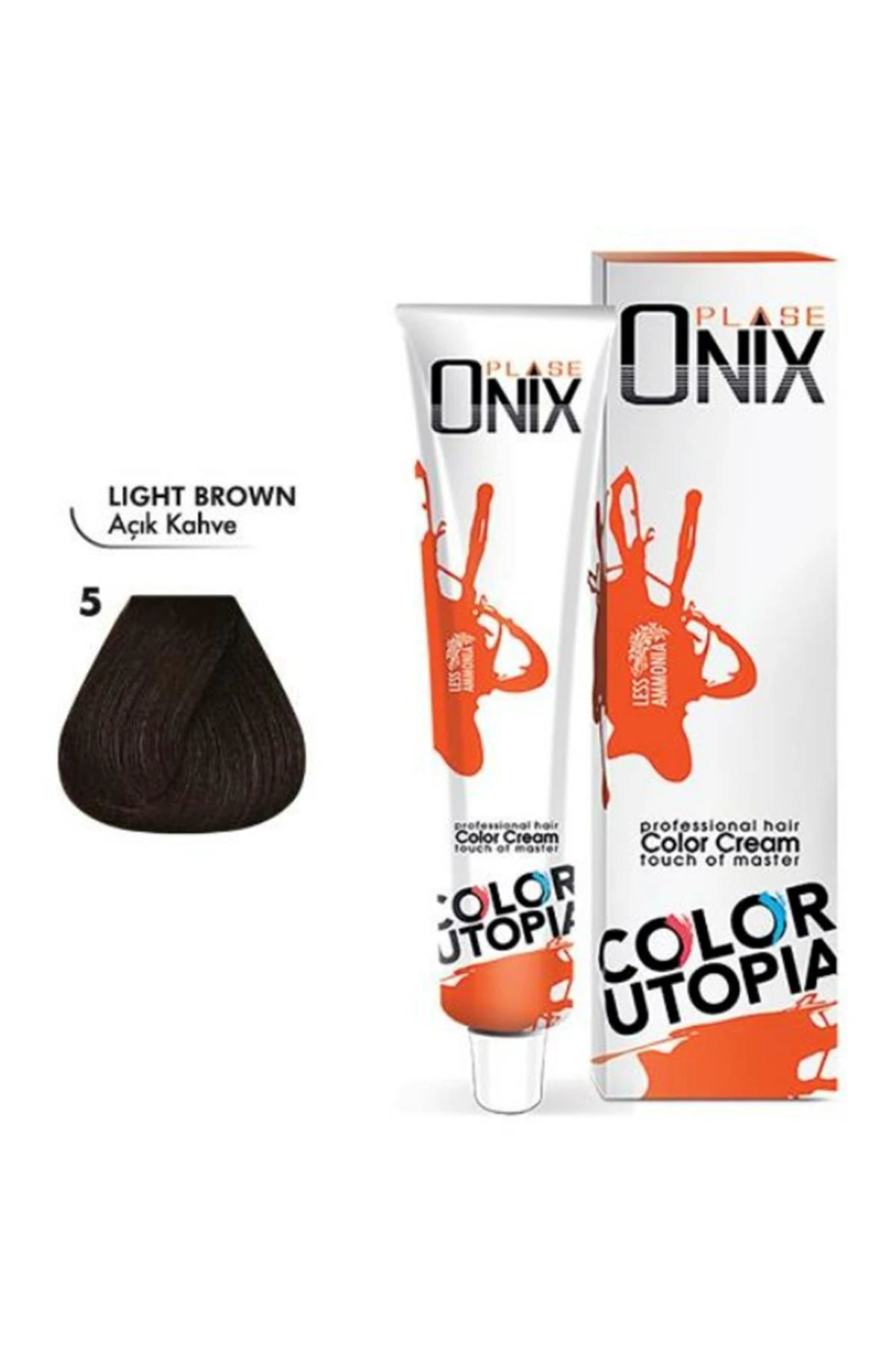 Onix Tüp Saç Boyası & No: 5 Açık Kahve