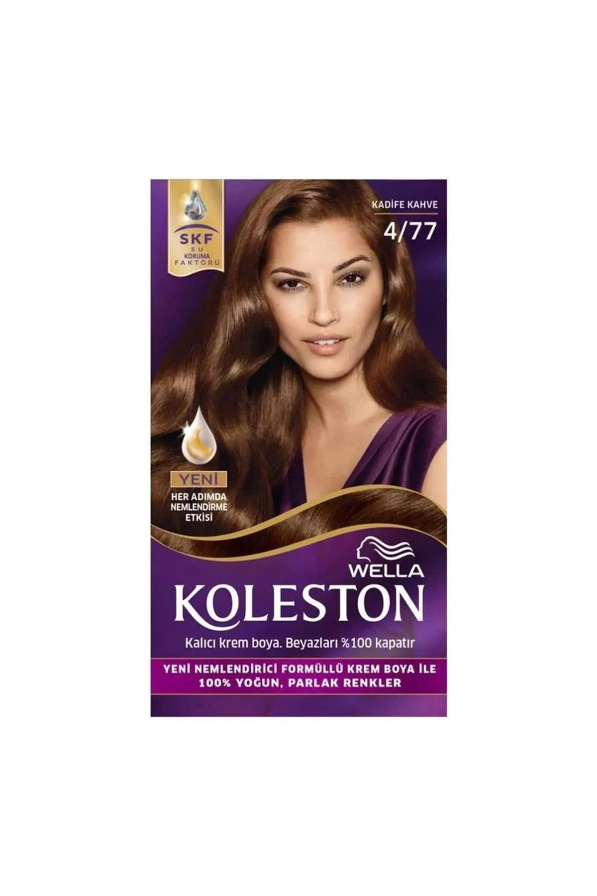 Suprime Kit Saç Boyası & No: 4/77 Kadife Kahve