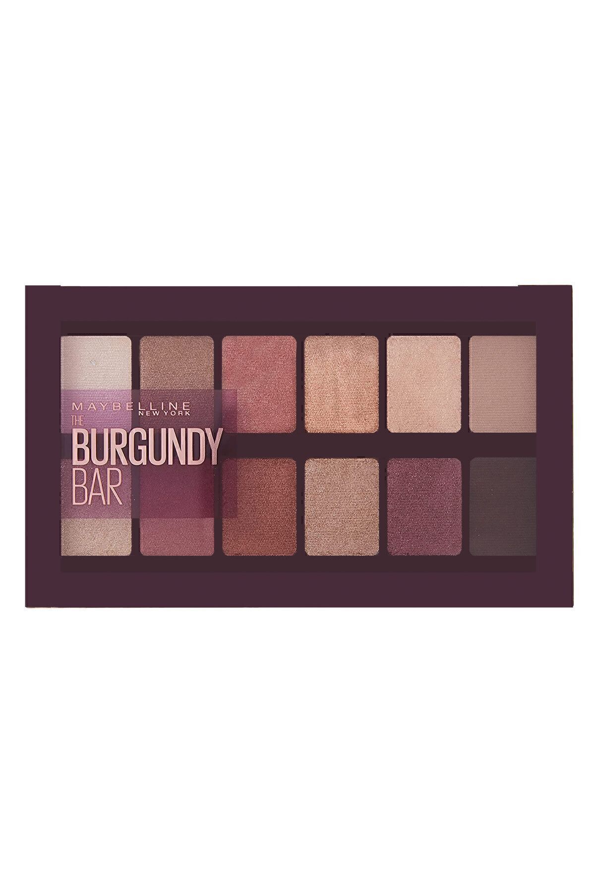 Göz Farı Paleti - The Burgundy Eye Shadow Palette - Mat Ve Işıltılı