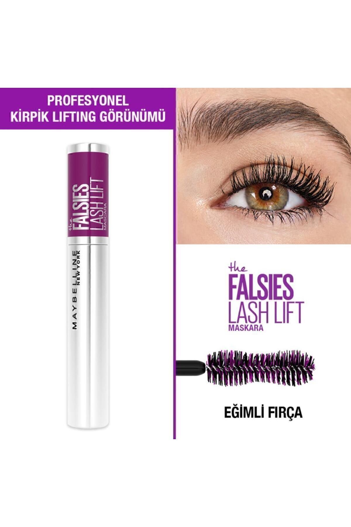 Falsies Lash Lift Kaldırma Etkili Siyah Maskara