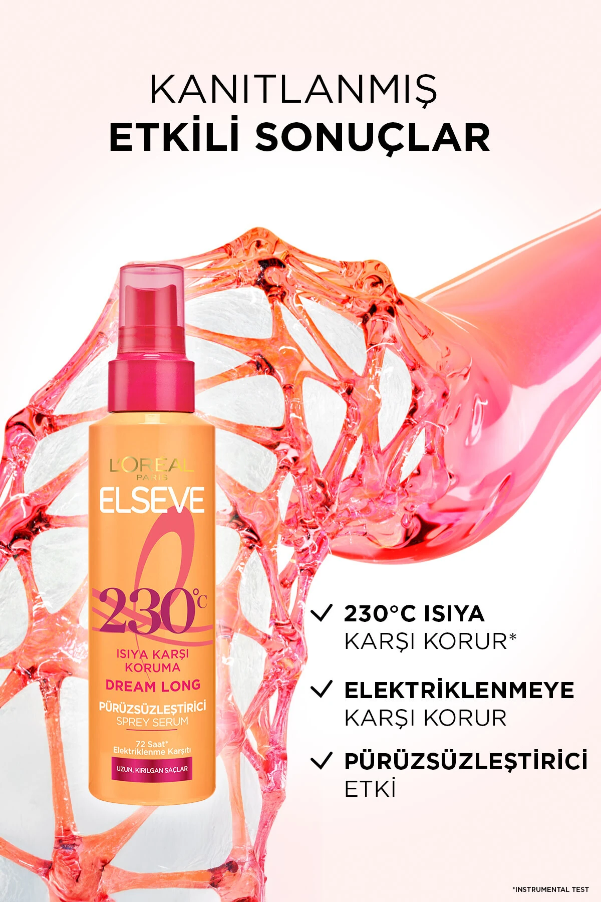 Dream Long Isı Koruyucu & Pürüzsüzleştirici Sprey Serum 150 Ml