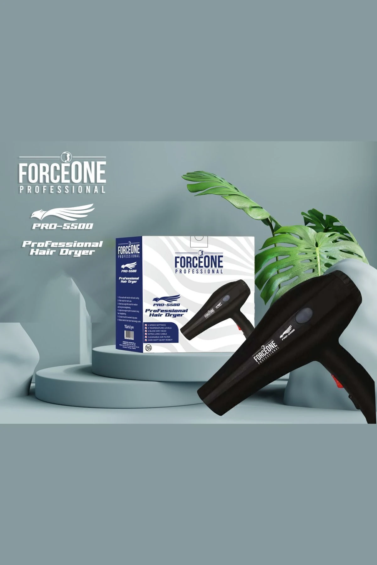 Pro 5500 Turbo Profesyonel Fön Makinesi 2400 Watt