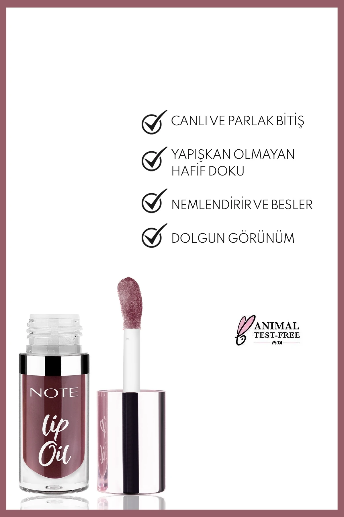 Lip Oil Nemlendirici Ve Parlatıcı Dudak Bakım Yağı - 30 Deep Berry - Mor