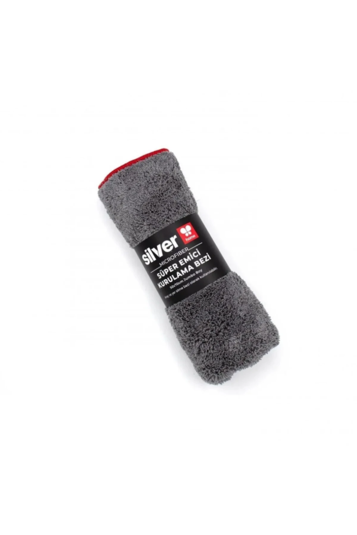 Mikrofiber Süper Emici Araç Kurulama Bezi Gri 50X70