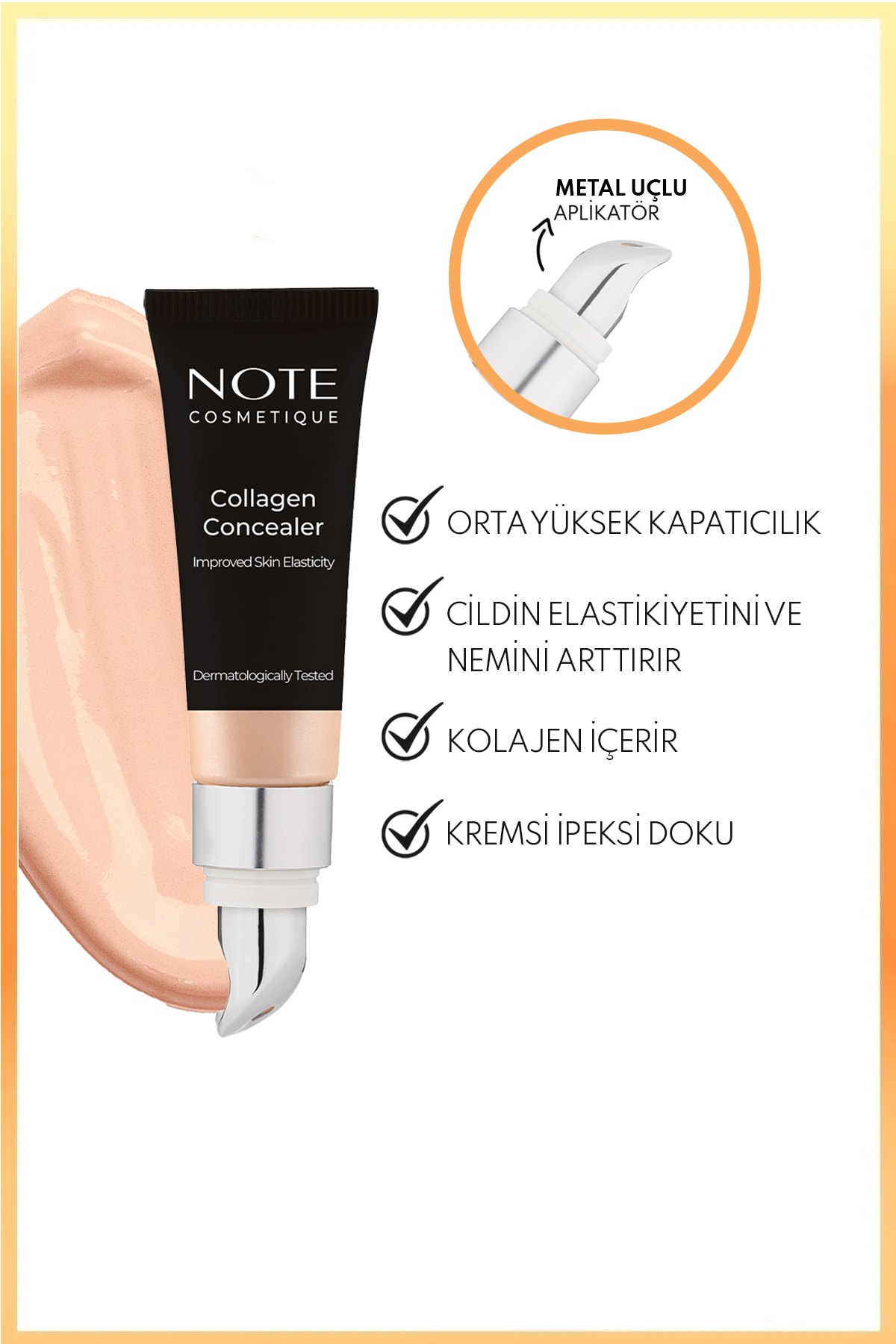 Collagen Concealer Spf 20 Kolajen Içerikli Göz Altı Kapatıcısı - 01 Açık