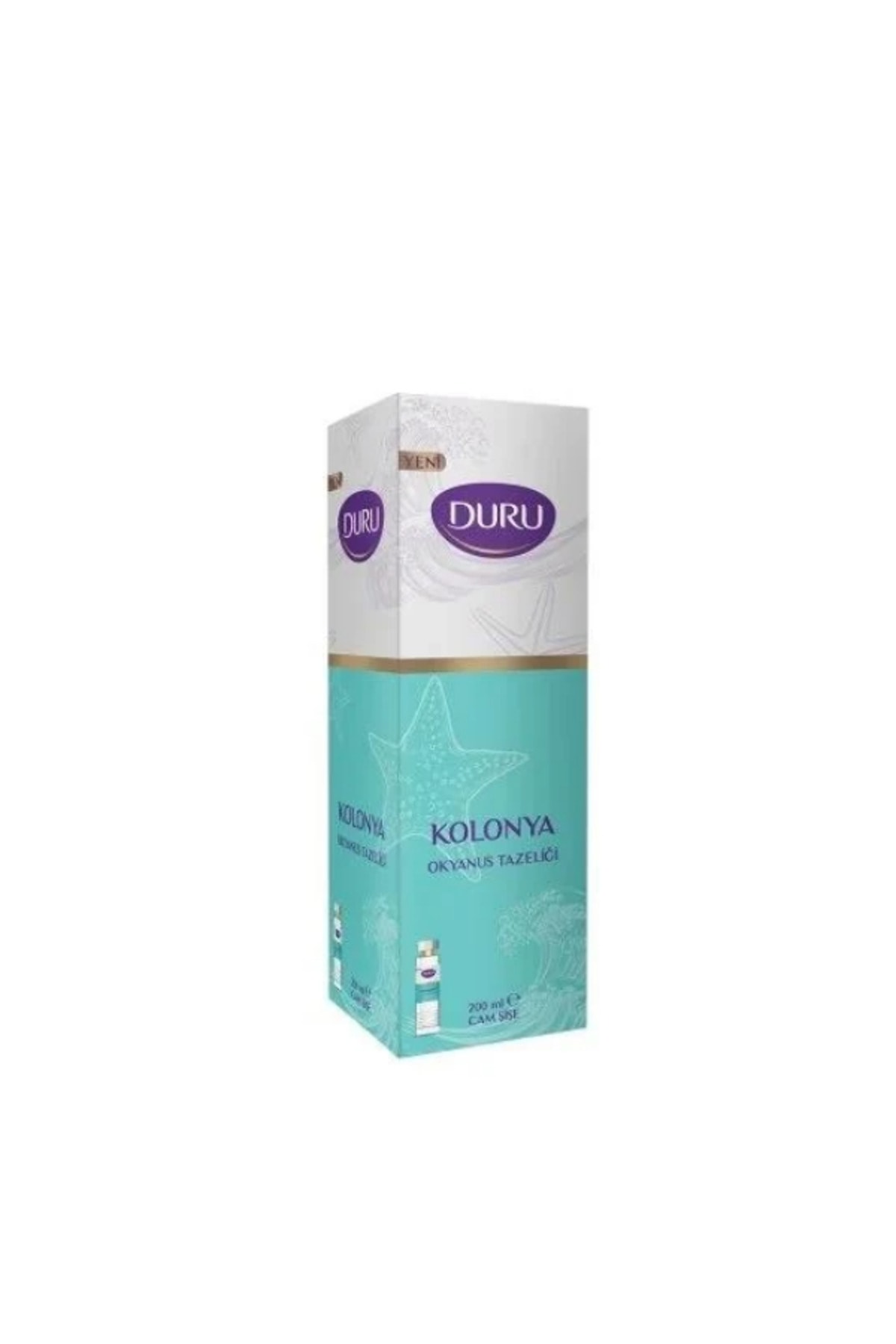 Okyanus Tazeliği Kolonya Cam Şişe 200 Ml