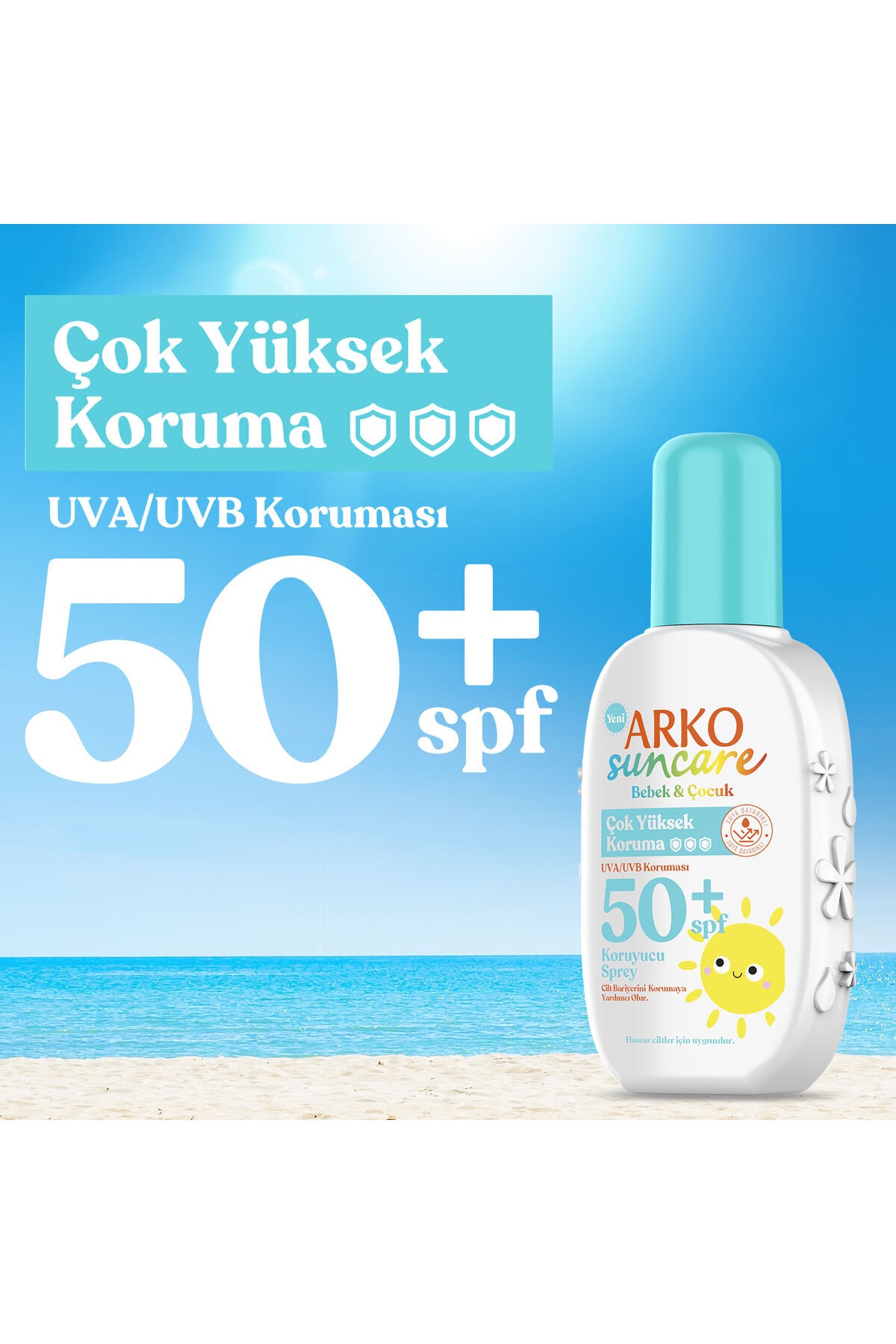 Suncare Bebek Ve Çocuklar İçin Çok Yüksek Koruma Spf 50+ Koruyucu Sprey 200 Ml
