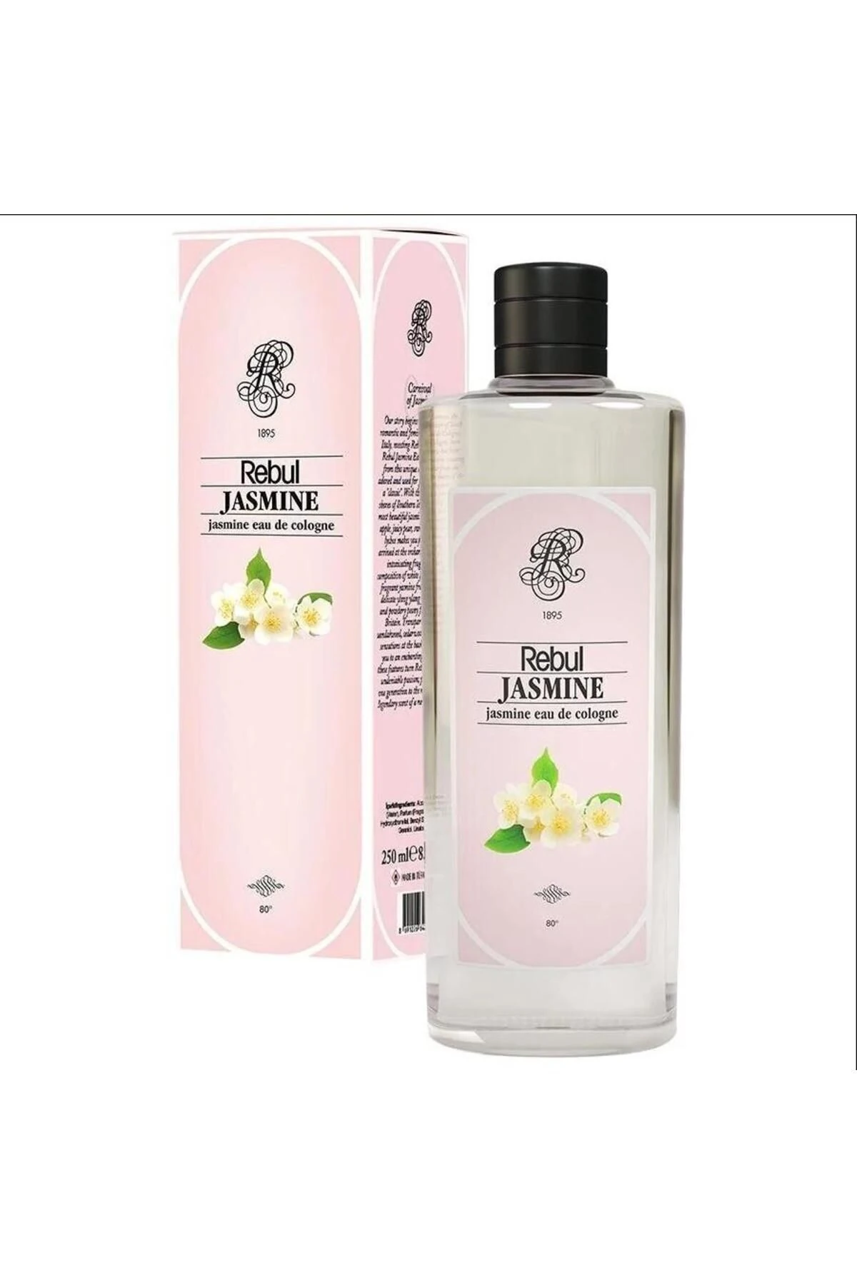 Jasmine Cam Şişe Kolonya 250 Ml