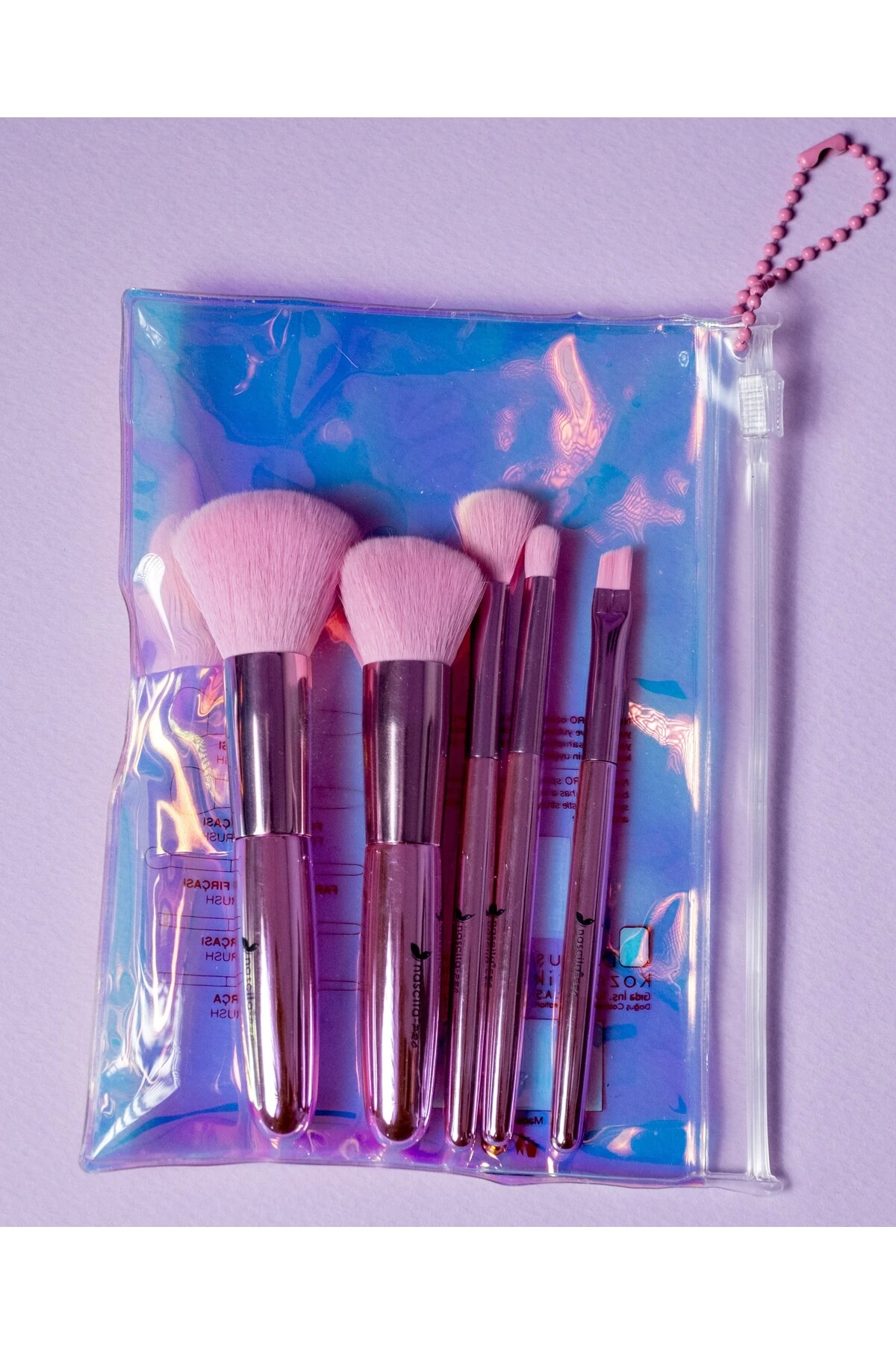 5'Li Seyahat Boy Makyaj Fırça Seti - 142