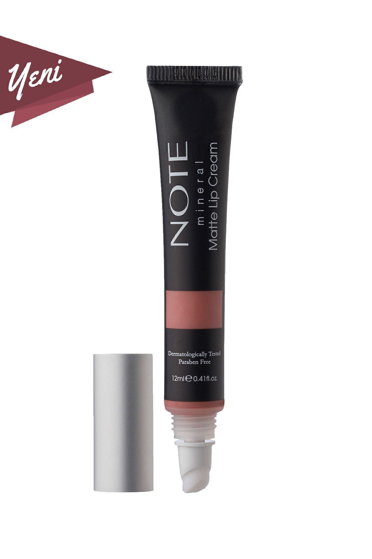 Mineral Matte Lip Cream Yarı Mat Bitişli Likit Ruj 01 Naked Kiss - Nude