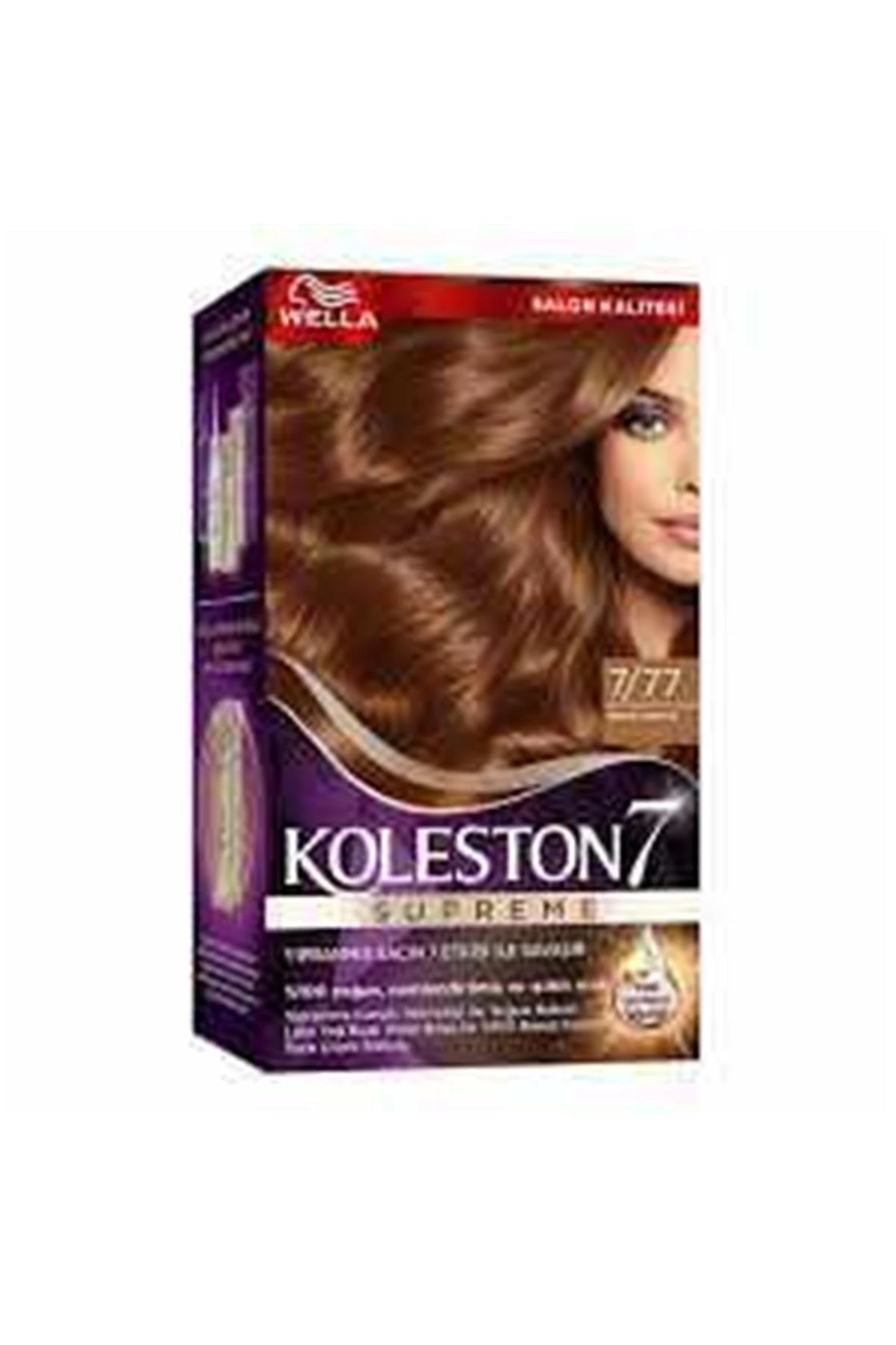 Suprime Kit Saç Boyası & No: 7/77 Işıltılı Kahve