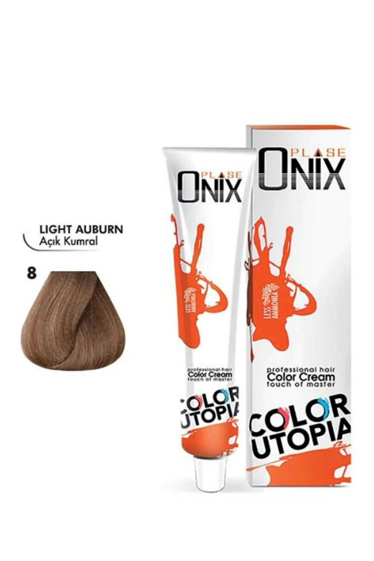 Onix Tüp Saç Boyası & No:8 Açık Kumral