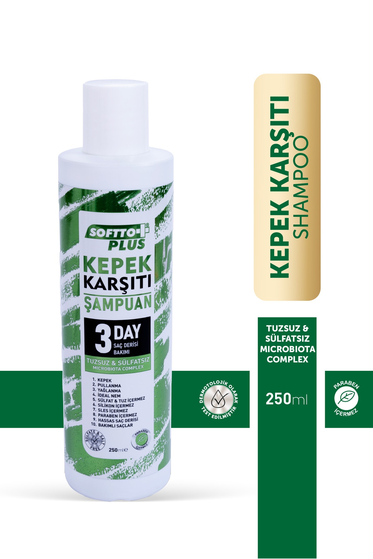 Tuzsuz & Sülfatsız Kepek Karşıtı Onarıcı Şampuanı 250 /Ml. Eczane100