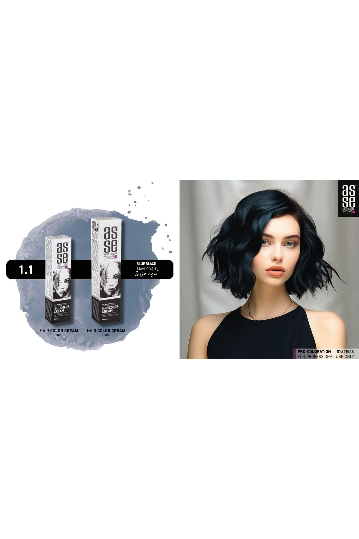 Berberdeposu Krem Saç Boyası 60 Ml (Siyah 1.0)