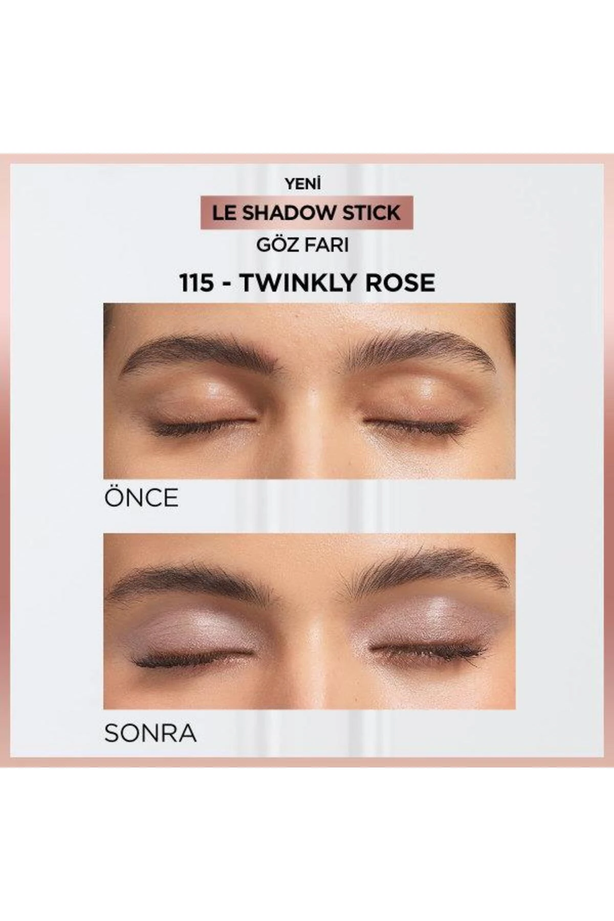 L'Oréal Paris Le Shadow Stick Göz Farı - 115 Twinkly Rose