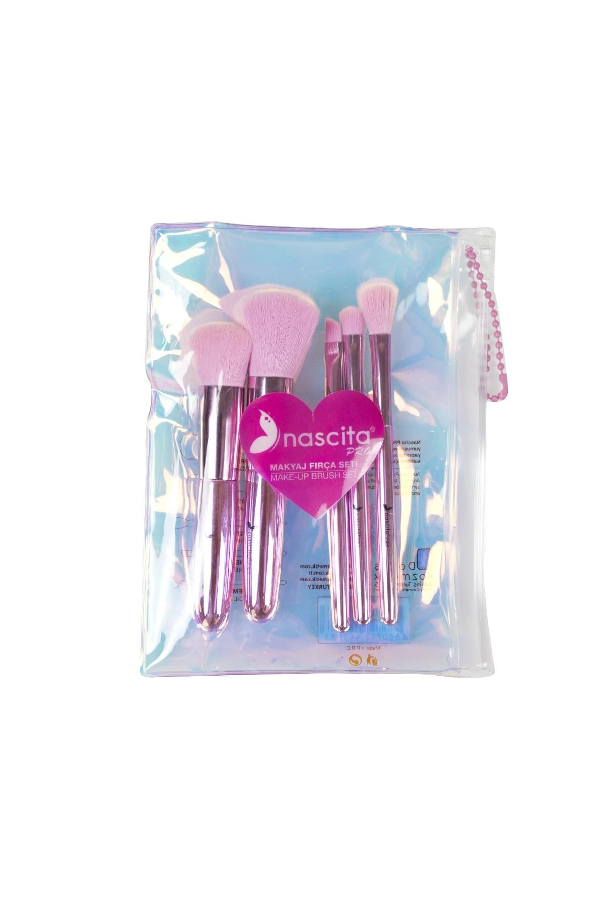 5'Li Seyahat Boy Makyaj Fırça Seti - 142