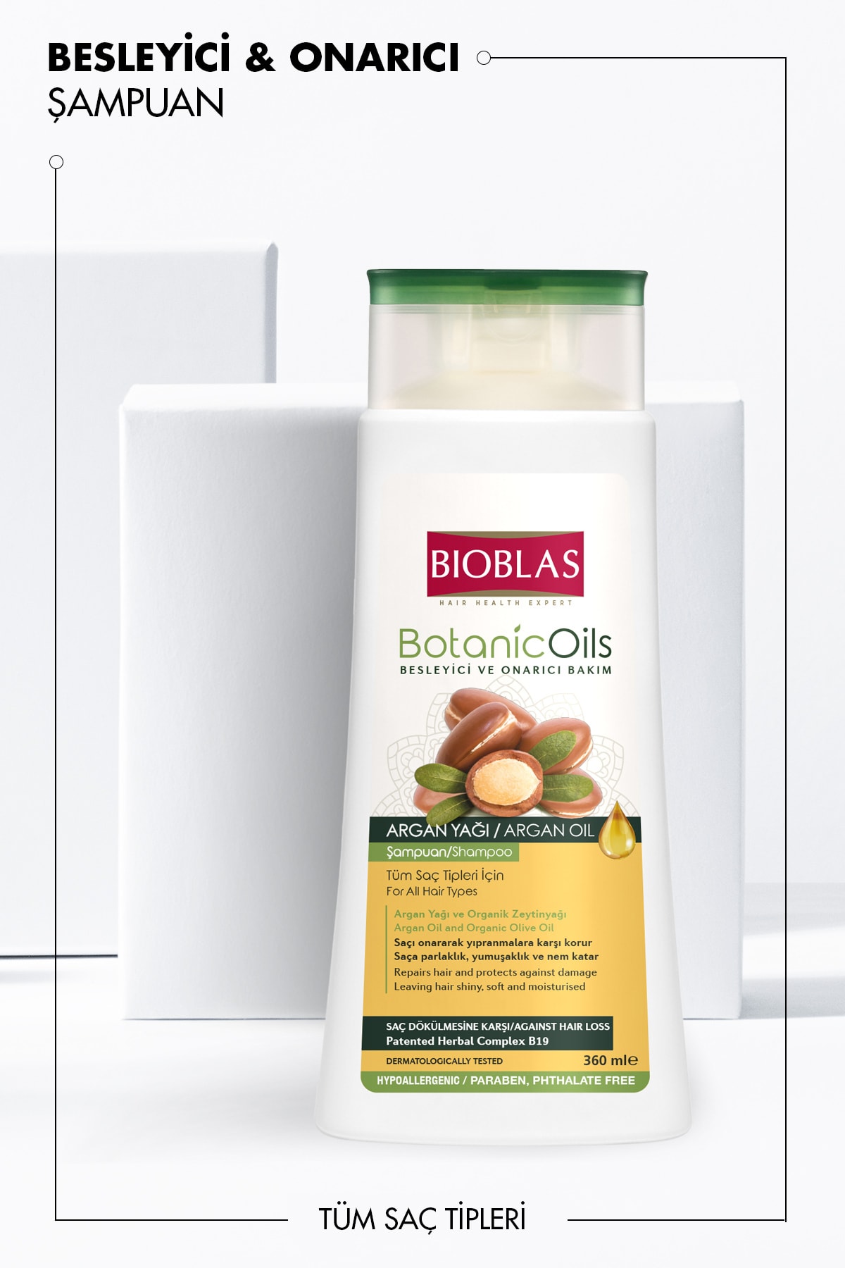 Botanic Oils Argan Şampuan 360 Ml