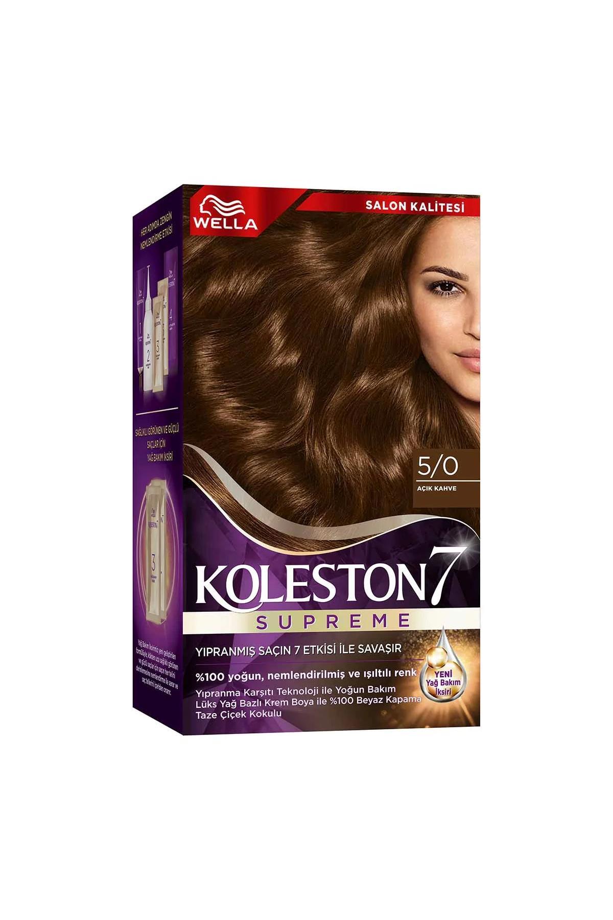 Kit Saç Boyası & No: 5/0 Açık Kahve 23