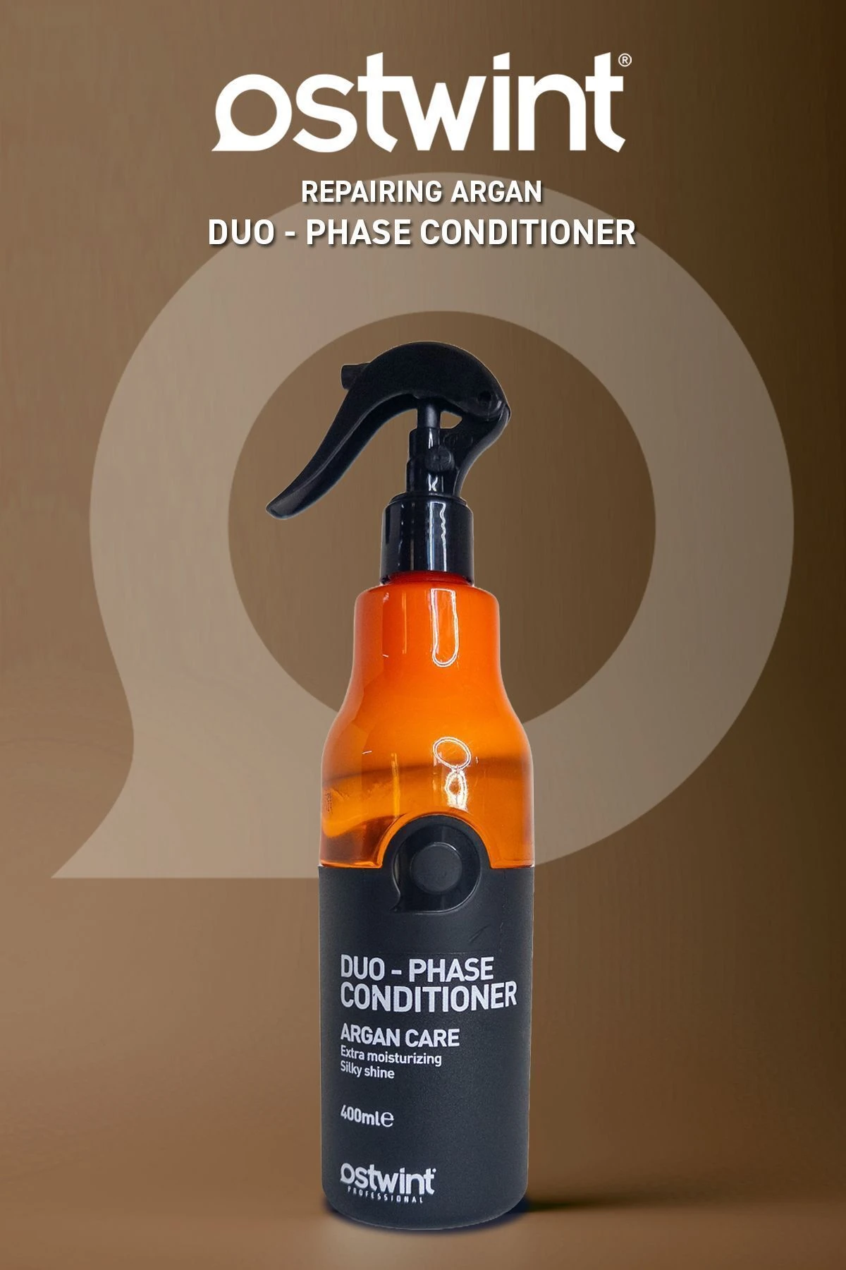 Argan Çift Fazlı Fön Suyu Nemlendirici, Isı Ve Renk Koruyucu Parlaklık Veren Saç Bakım Spreyi 400Ml