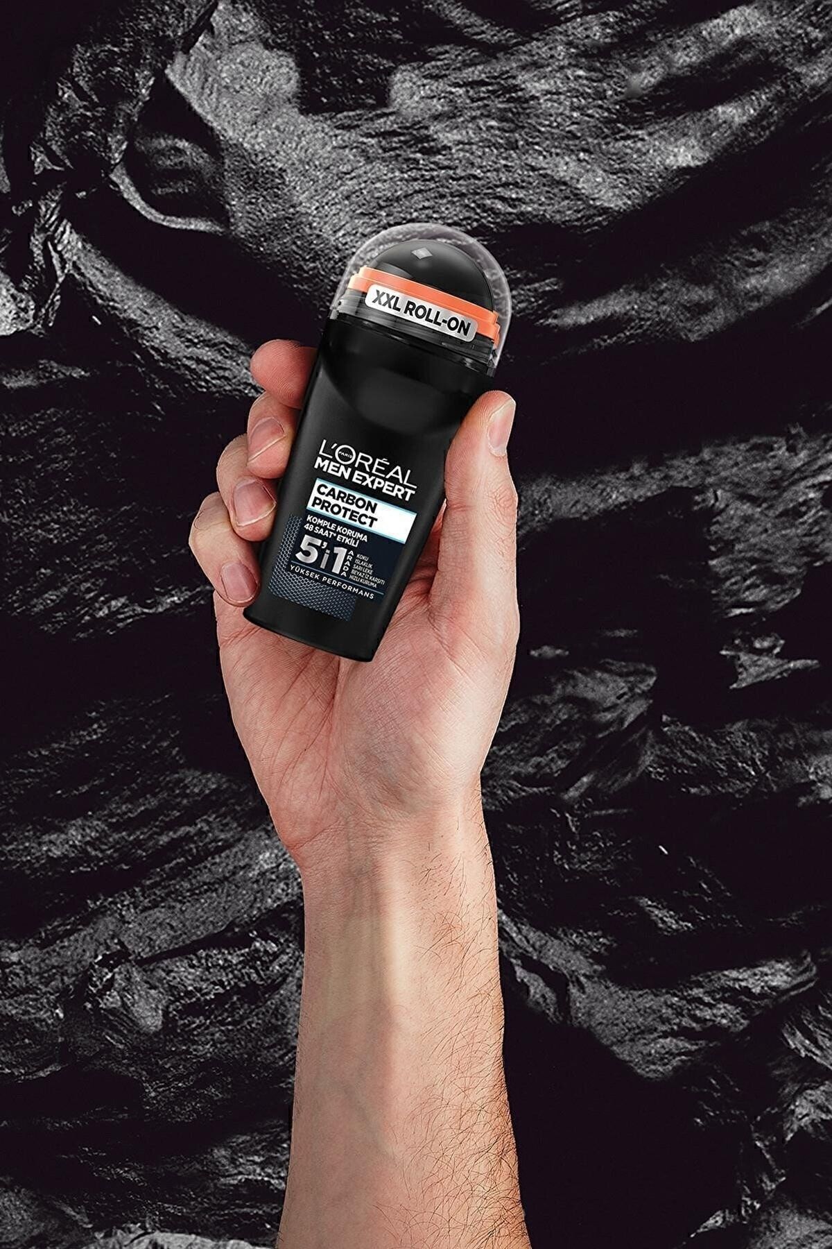 Loreal Paris Men Expert Carbon Protect 5'İ 1 Arada Erkek Roll-On Deodorant 50 Ml