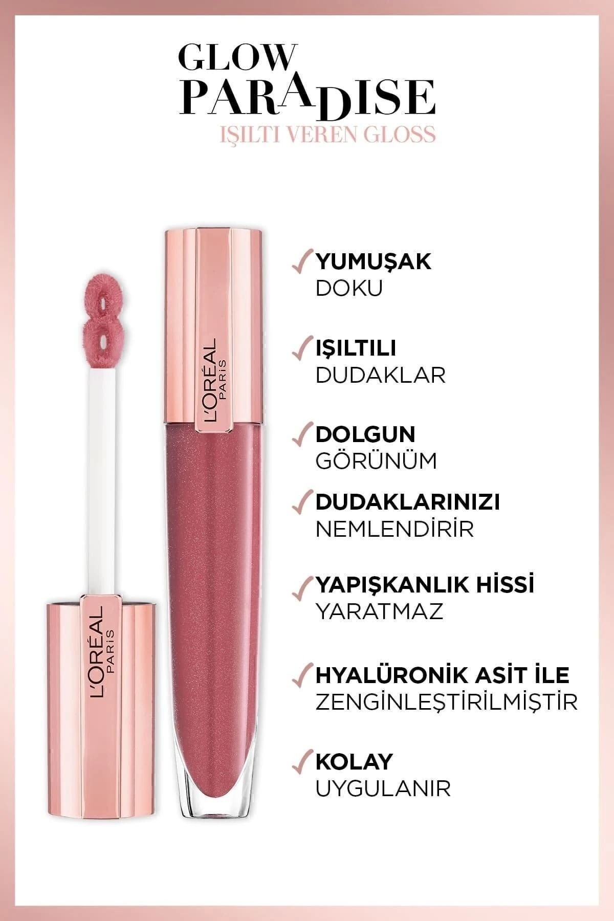 Glow Paradise Balm İn Gloss - Işıltı Veren Parlatıcı 404 I Insert