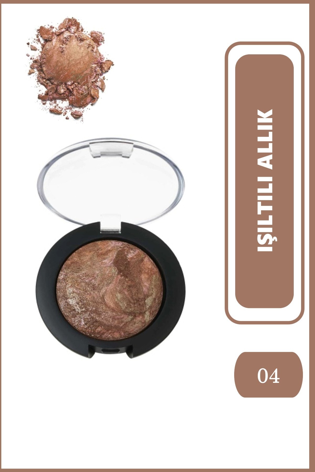 Baked Blush On No: 04 Mix Pink - Işıltılı Allık - 8691190540715