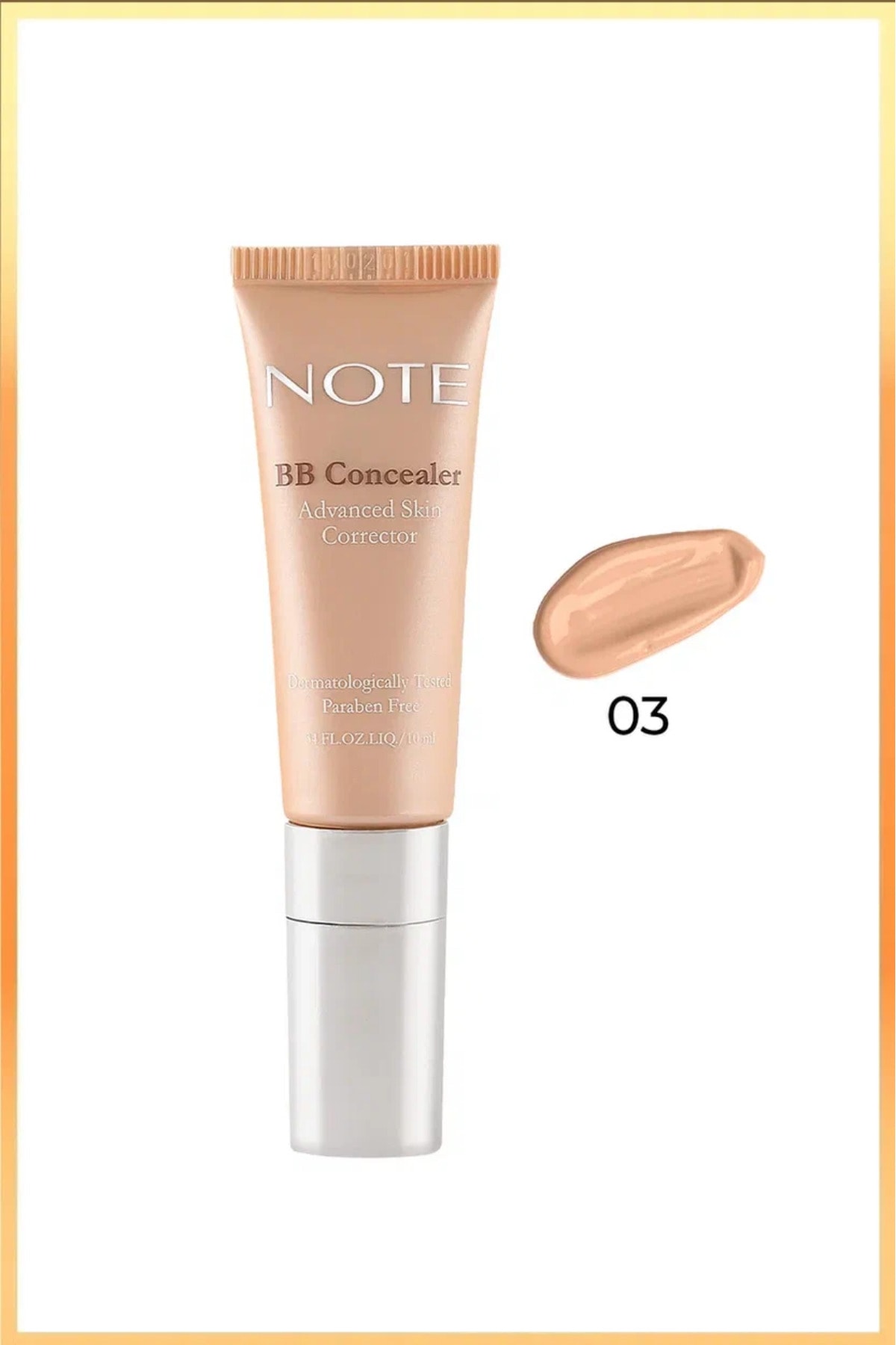 Bb Concealer Spf 15 Yoğun Kapatıcı Metal Başlıklı Göz Altı Kapatıcısı - 03 Orta Koyu