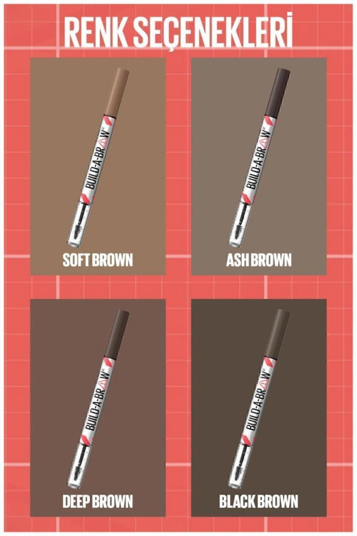 Build A Brow 2İn1 Kaş Kalemi Ve Jeli Deep Brown