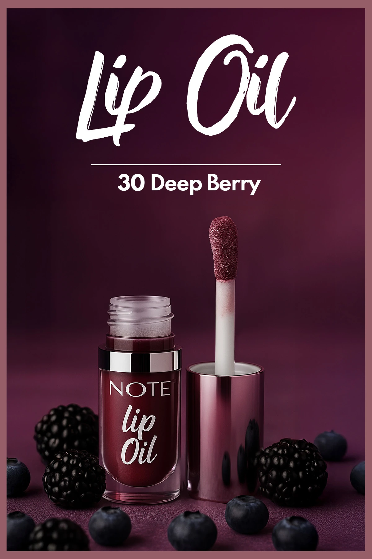 Lip Oil Nemlendirici Ve Parlatıcı Dudak Bakım Yağı - 30 Deep Berry - Mor