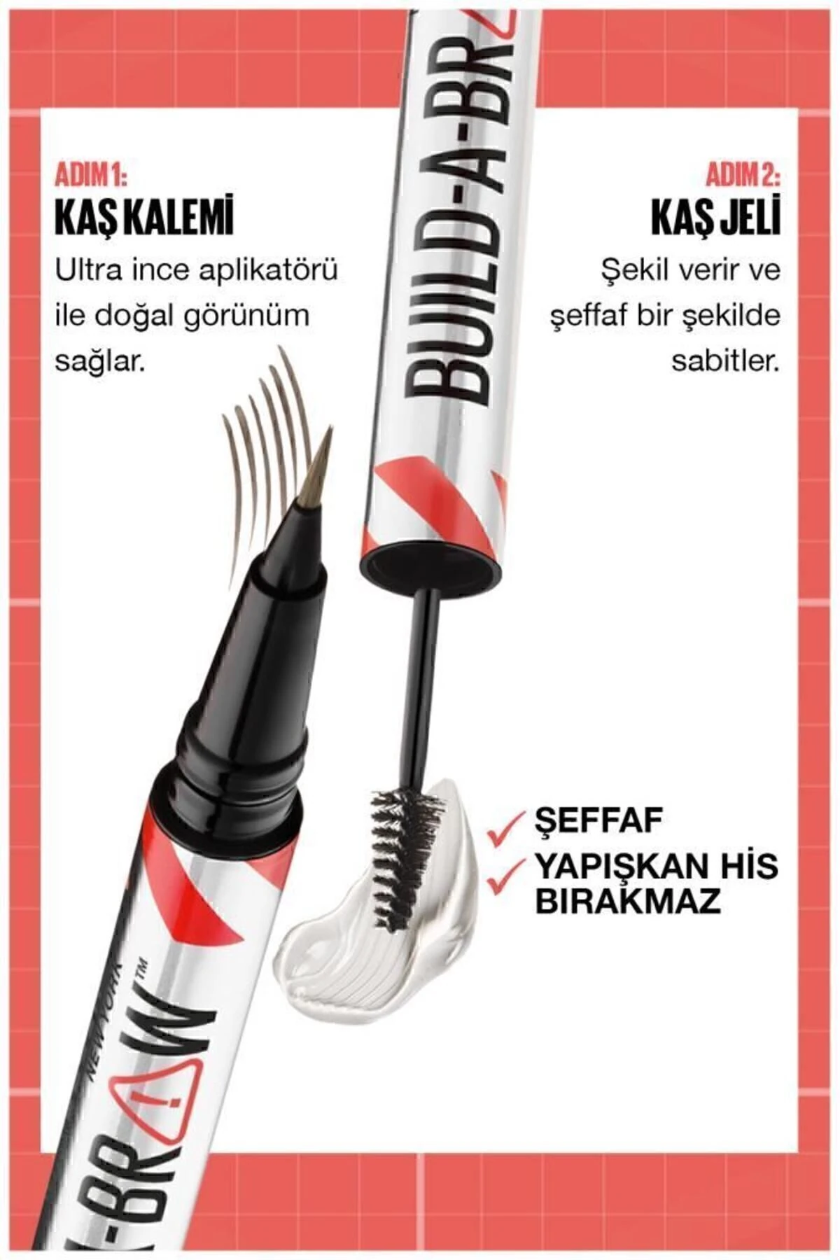 Build A Brow 2İn1 Kaş Kalemi Ve Jeli Deep Brown