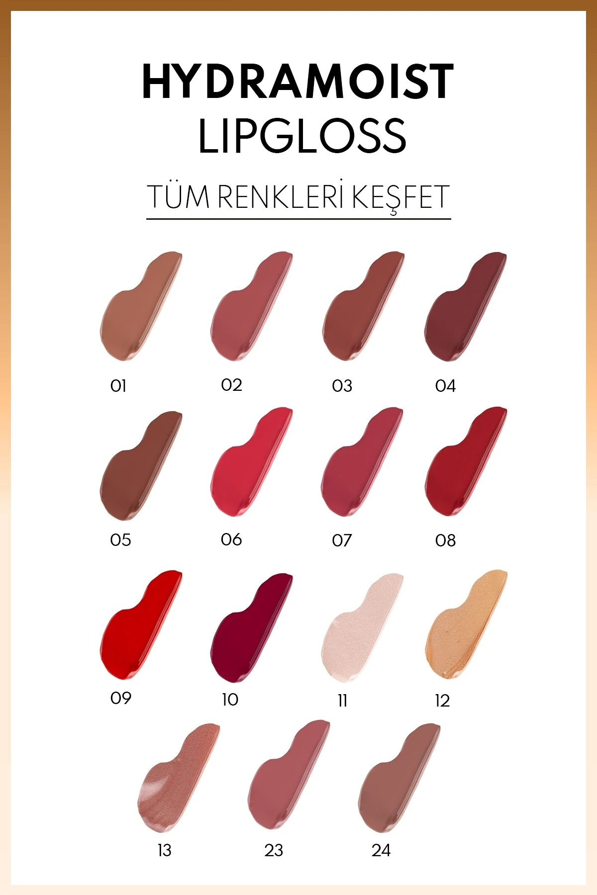 Hydramoist Lipgloss Nemlendirici Dudak Parlatıcısı - 13 Secret Kiss - Işıltılı