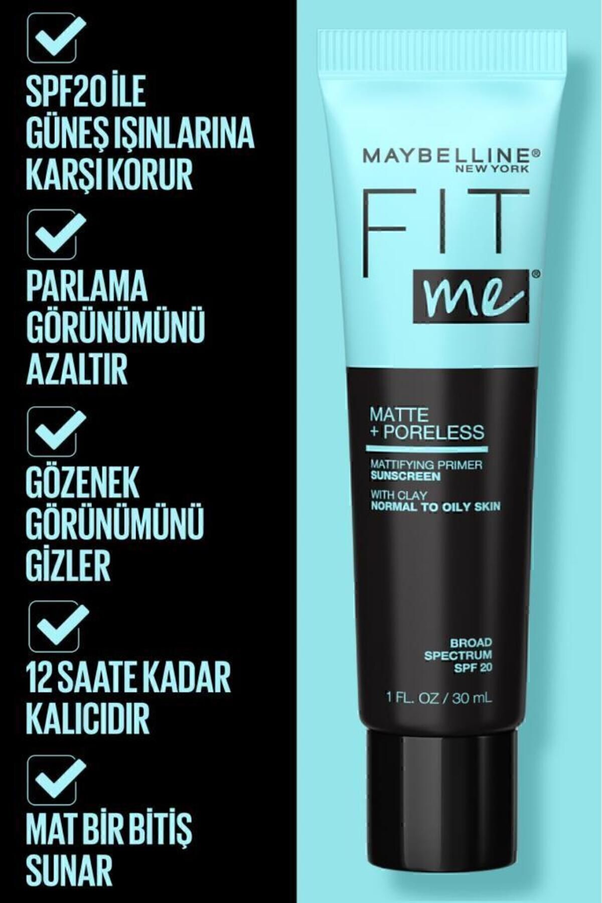 Fit Me Matte & Poreless Matlaştırcı Makyaj Bazı