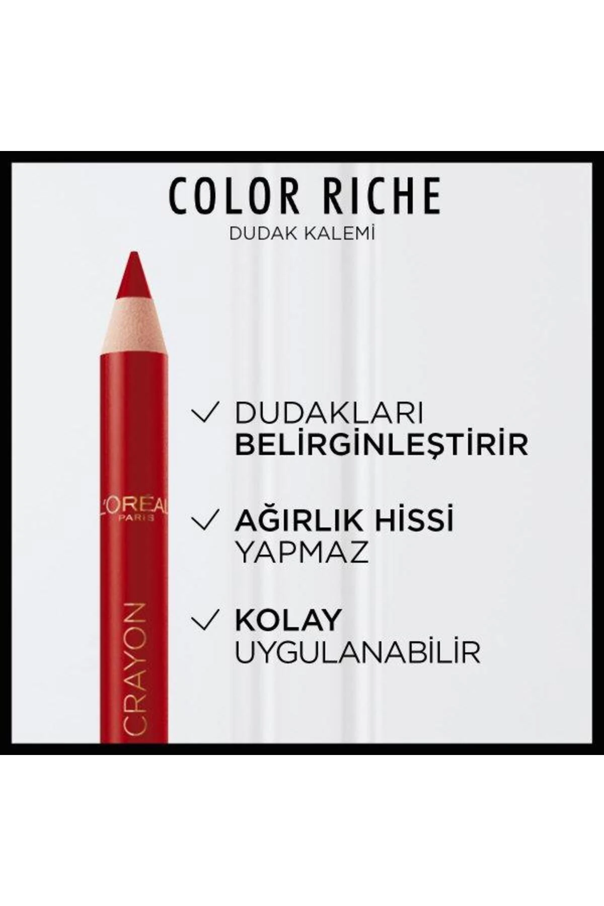 L'Oréal Paris Color Riche Dudak Kalemi - 300 Le Rouge Paris