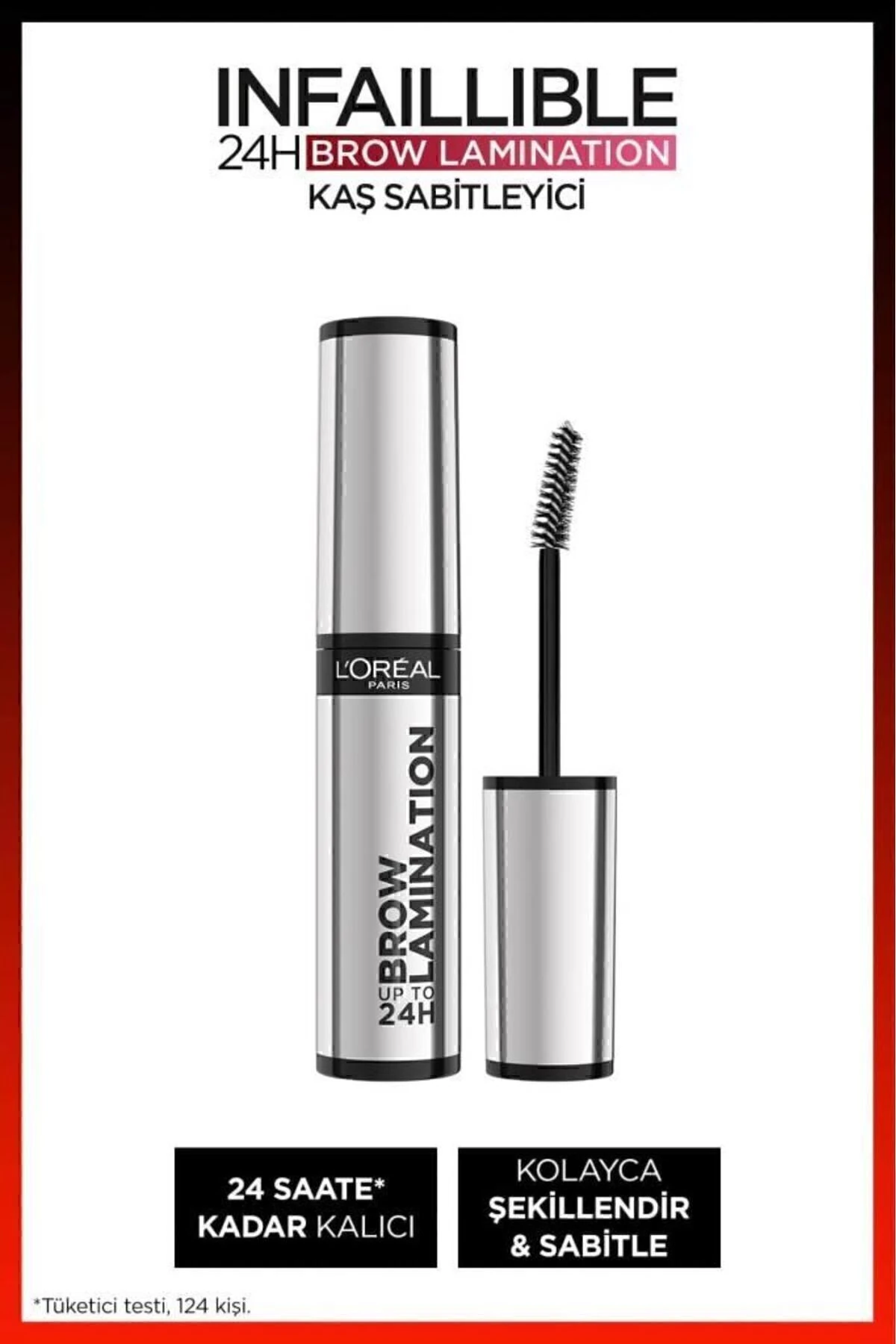 Infaillible 24H Brow Lamination Şeffaf Kaş Sabitleyici