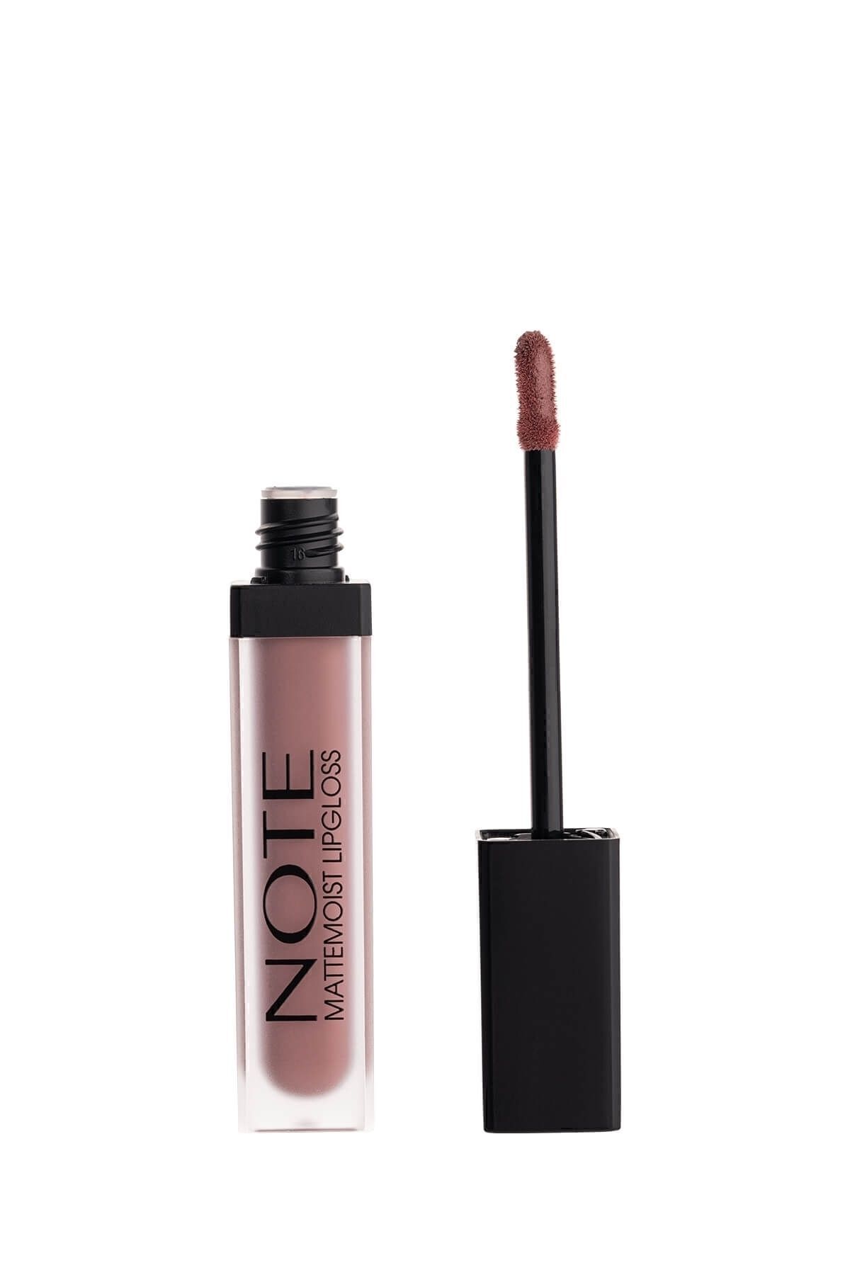 Mattemoist Lipgloss Yarı Mat Saten Bitişli Likit Ruj 412 Forever Nude - Nude