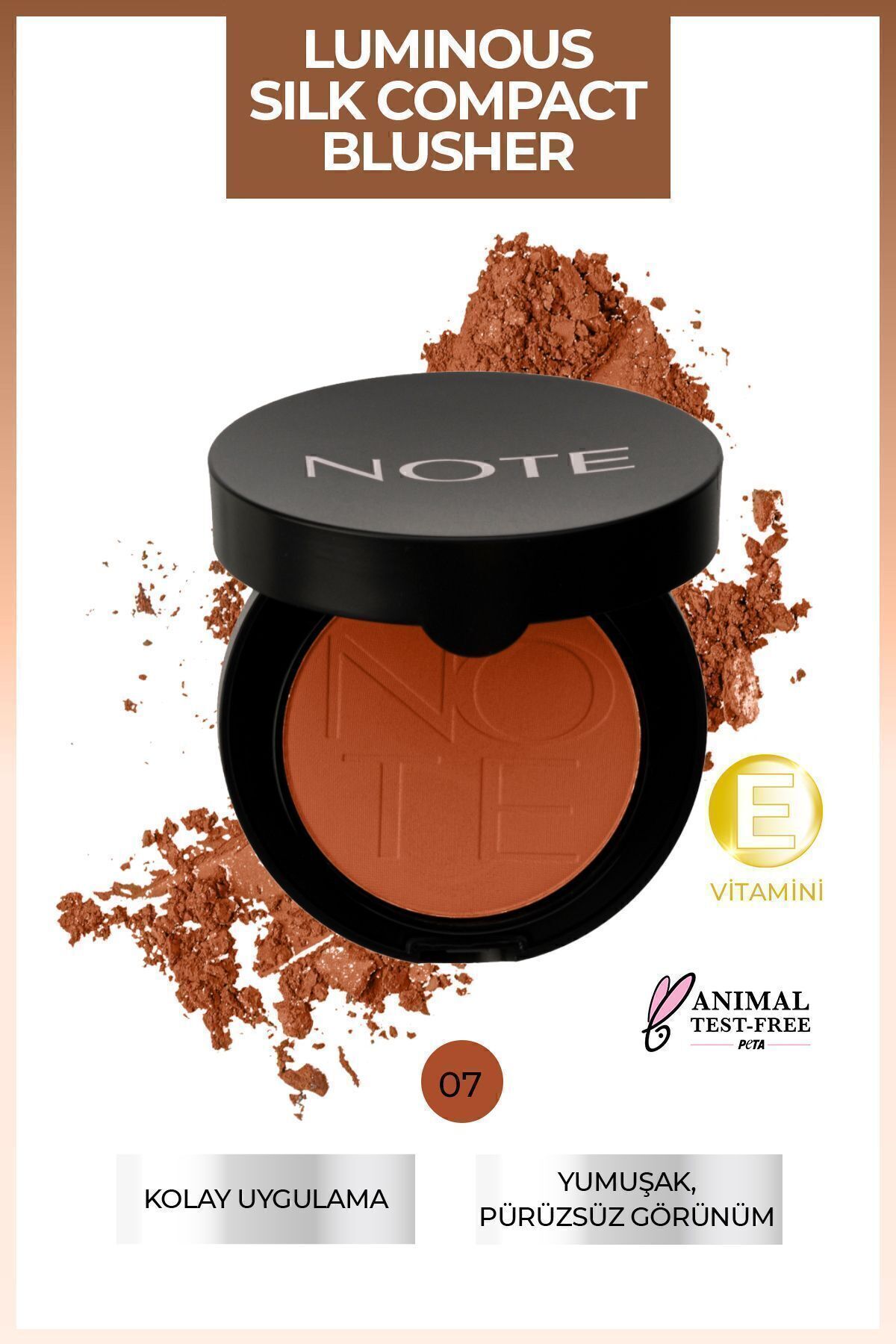 Luminous Silk Compact Blusher Toz Allık - 07 Star