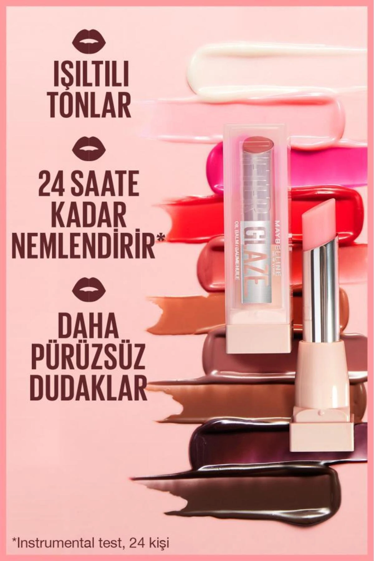 Lifter Glaze Shea Yağı Ve Hyalüronik Asit İçeren Renkli Dudak Balmı - 02 Pink Drip