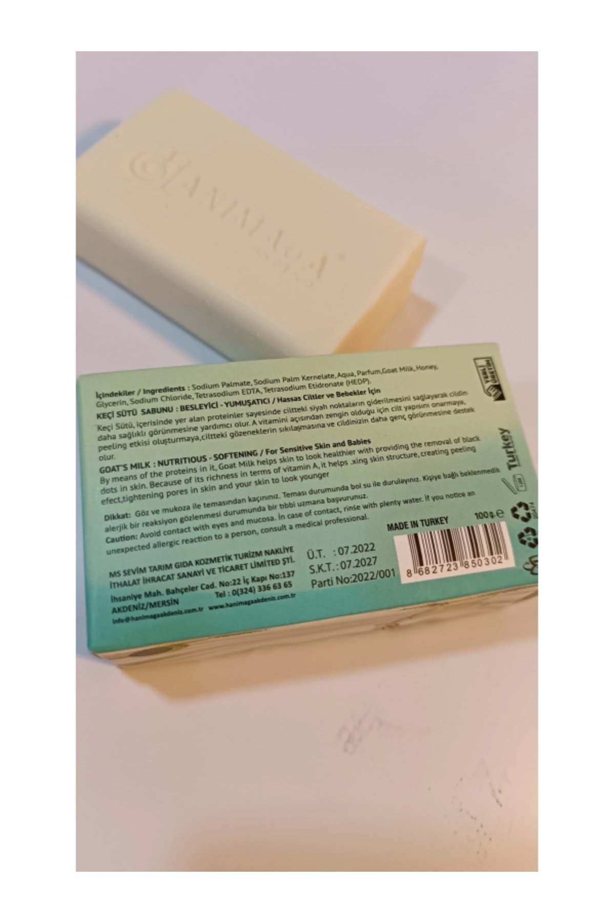 Akdeniz Keçi Sütü Sabunu 100 Gr,Keçisütü