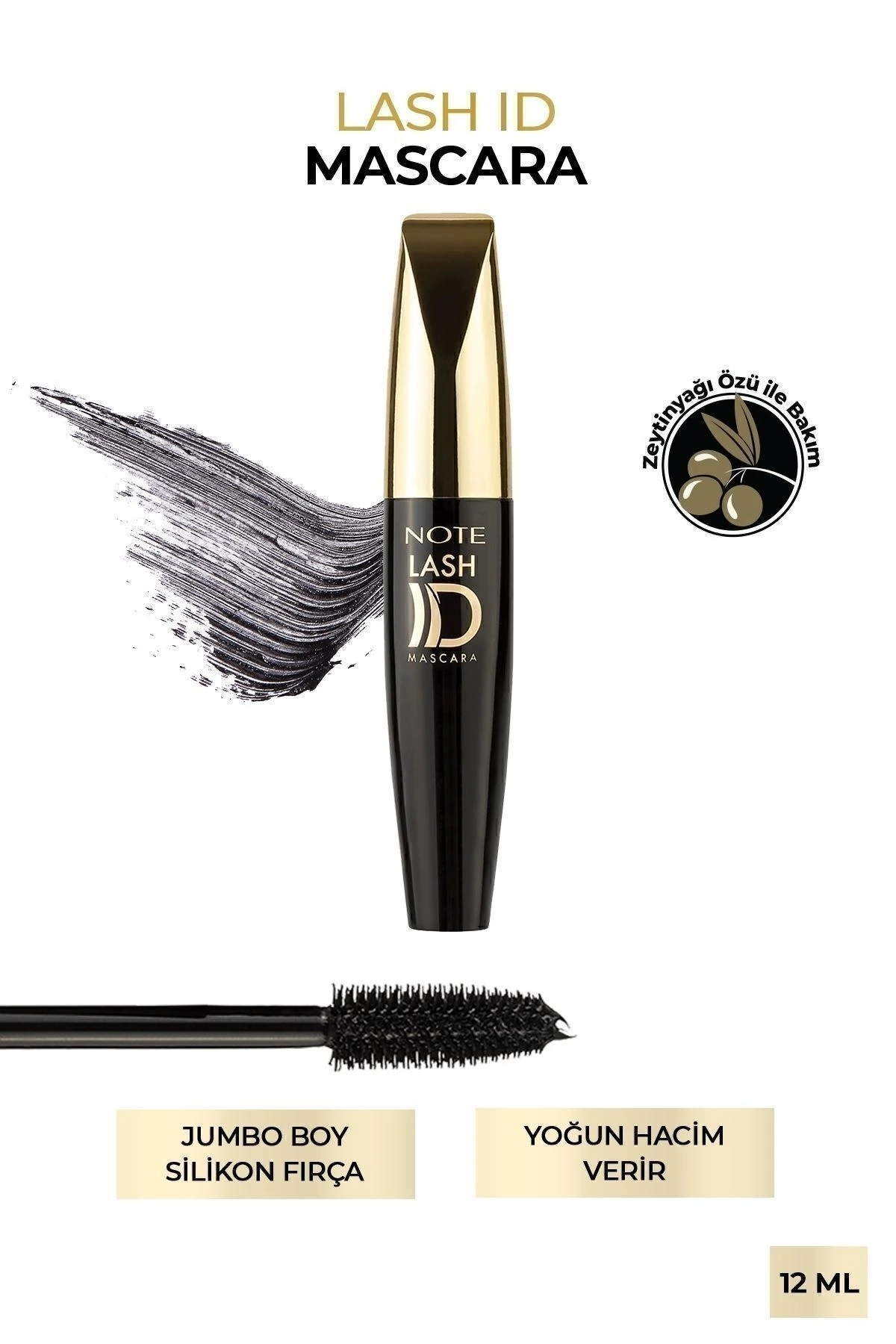 Lash Id Belirginleştirme Ve Hacim Etkili Maskara - Siyah