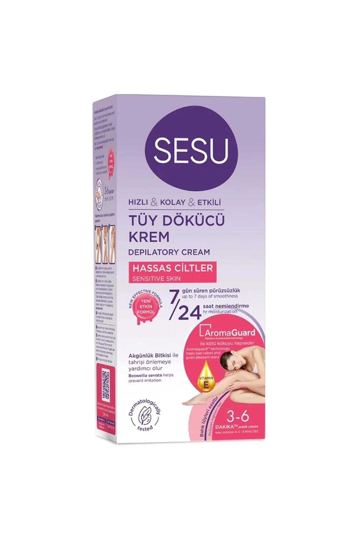 Hassas Ciltler İçin Tüy Dökücü Krem 40 Ml