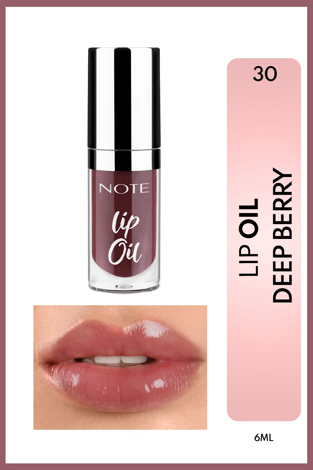 Lip Oil Nemlendirici Ve Parlatıcı Dudak Bakım Yağı - 30 Deep Berry - Mor
