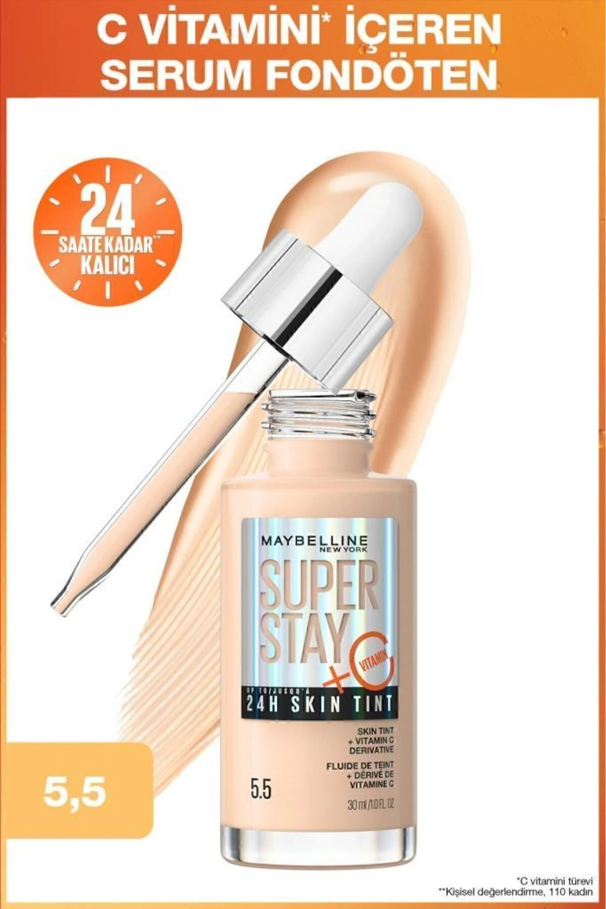 Super Stay Skin Tint Fondöten - 5.5