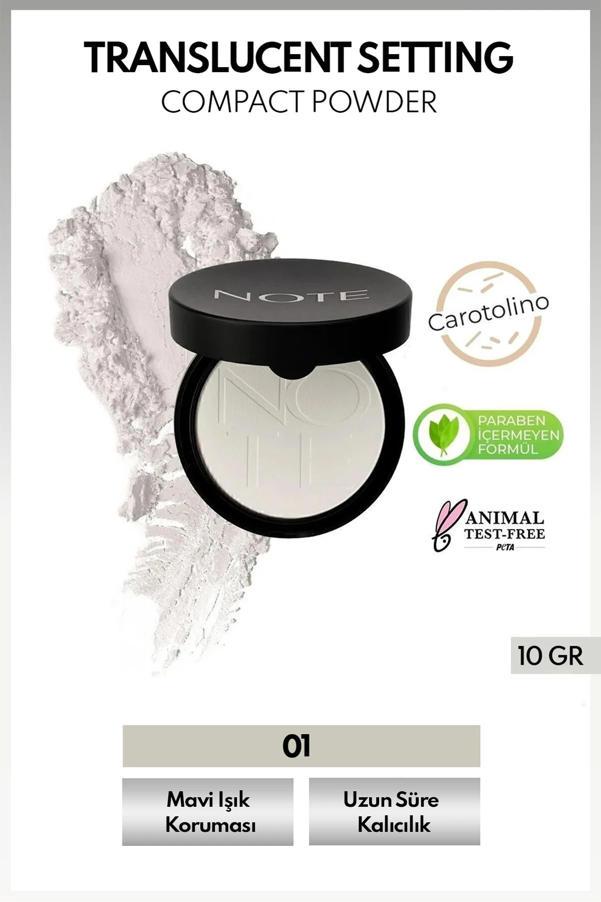 Translucent Setting Powder Makyaj Sabitleyici Toz Pudra - Transparan