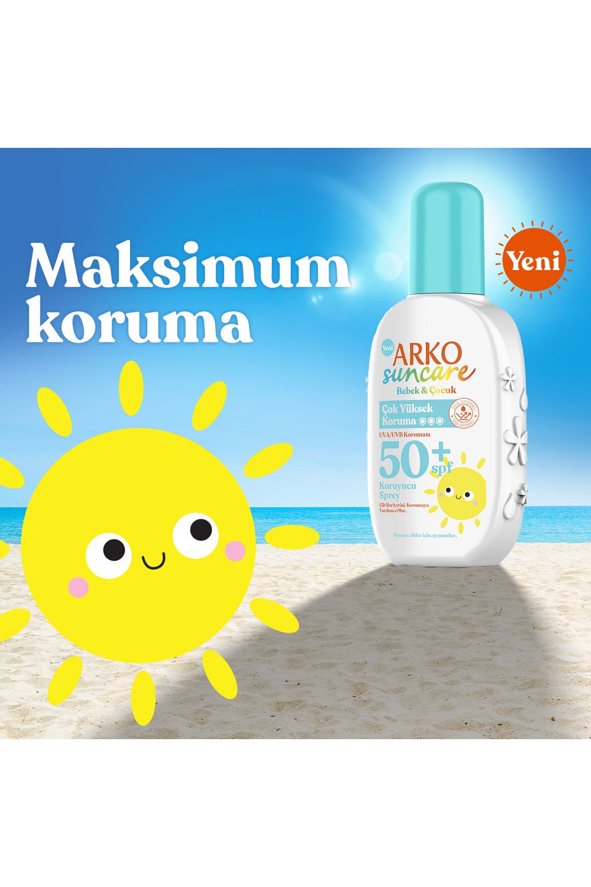 Suncare Bebek Ve Çocuklar İçin Çok Yüksek Koruma Spf 50+ Koruyucu Sprey 200 Ml