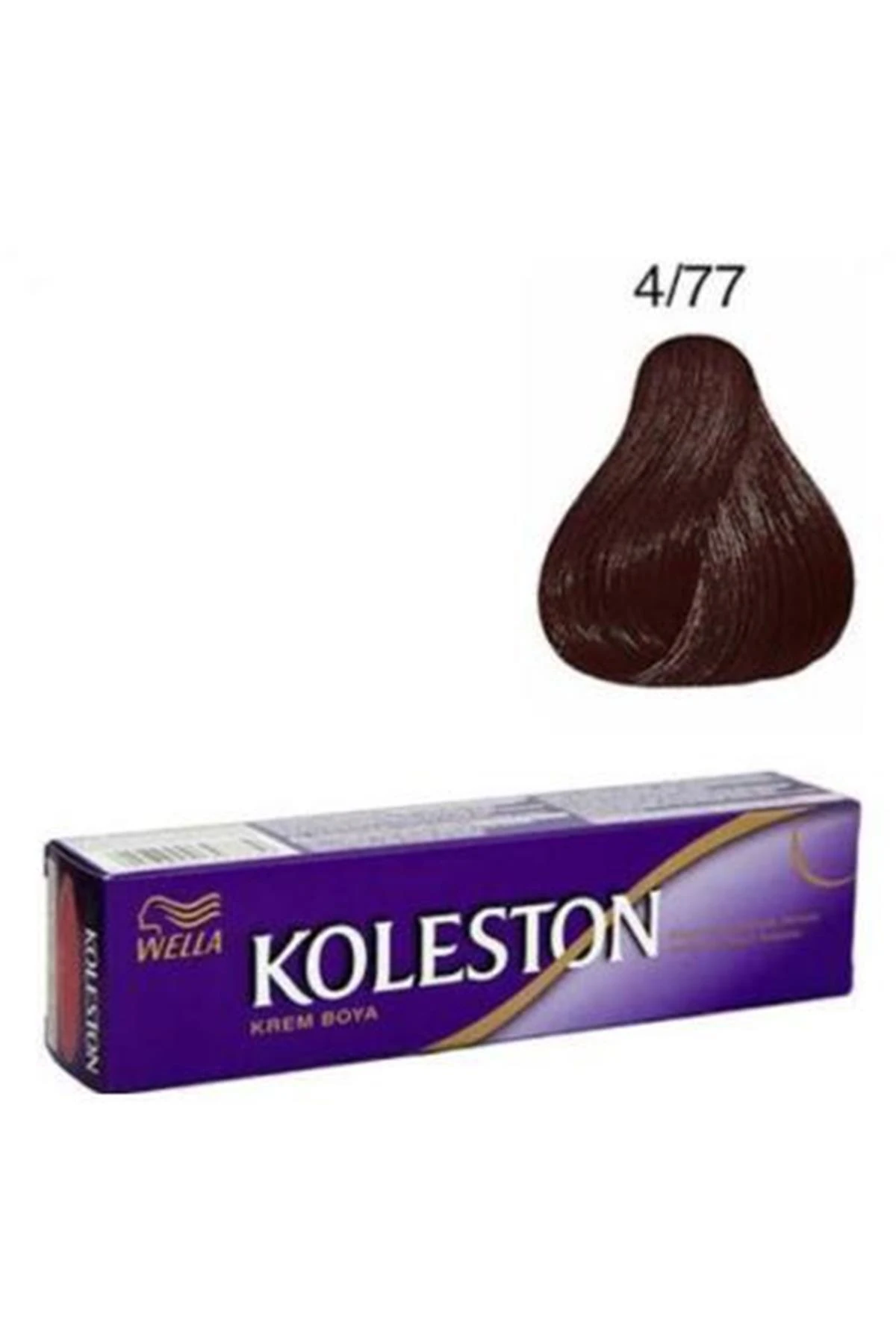 Single Saç Boyası & No: 4/77 Kadıfe Kahve