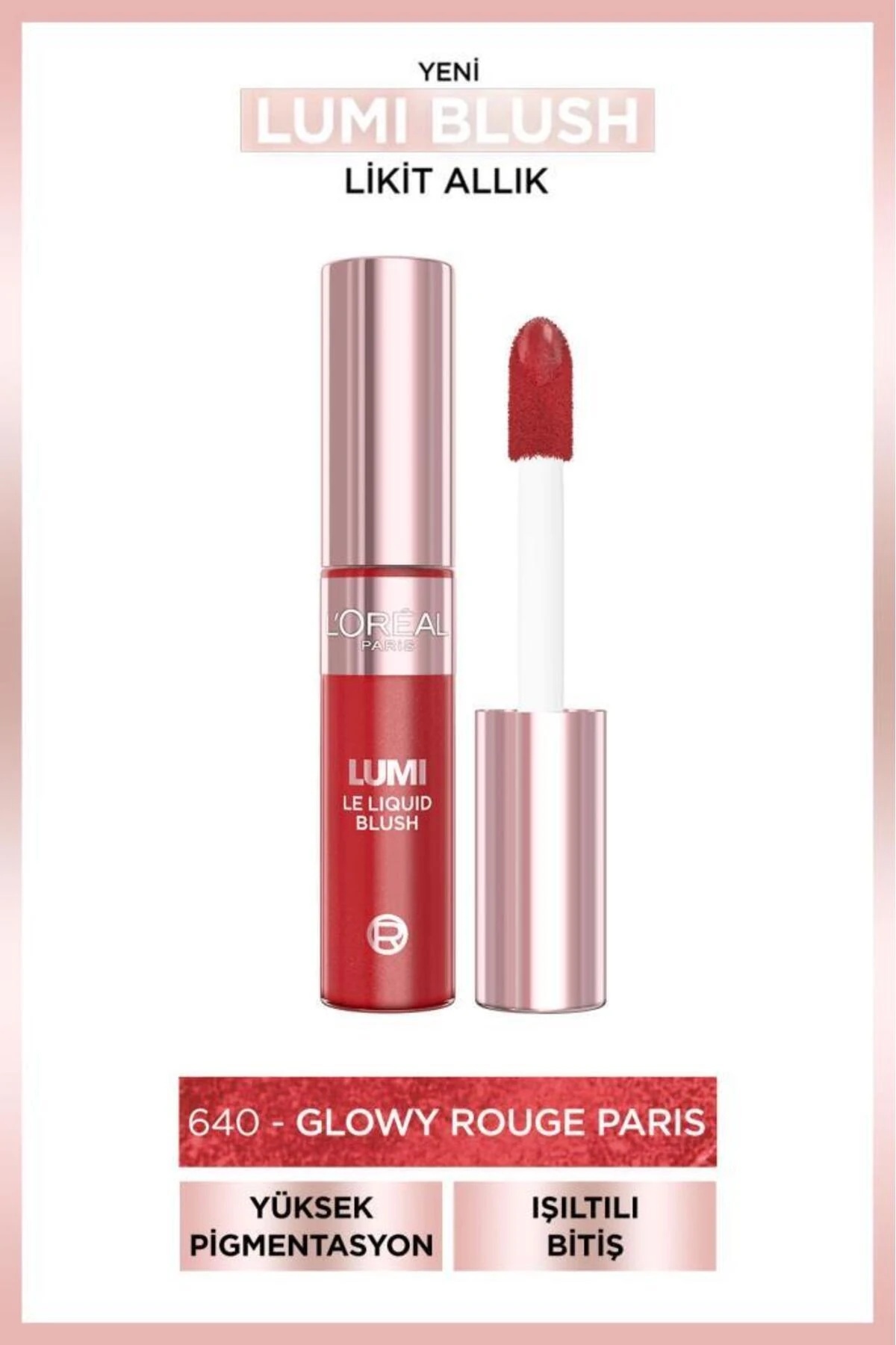 Lumi Blush Likit Allık - 640 Glowy Rouge Paris