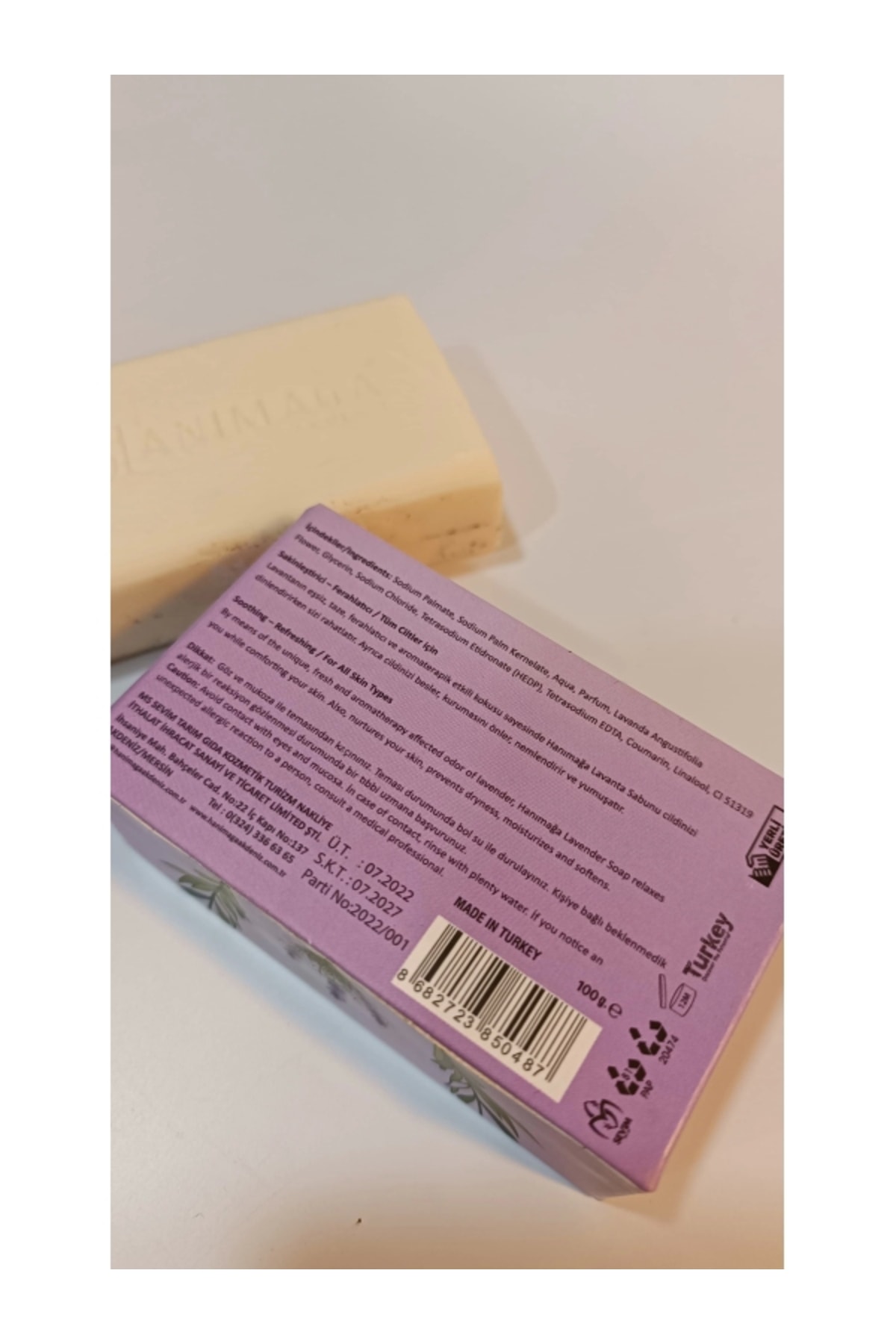 Akdeniz Lavanta Sabunu 100 Gr,Lavanta