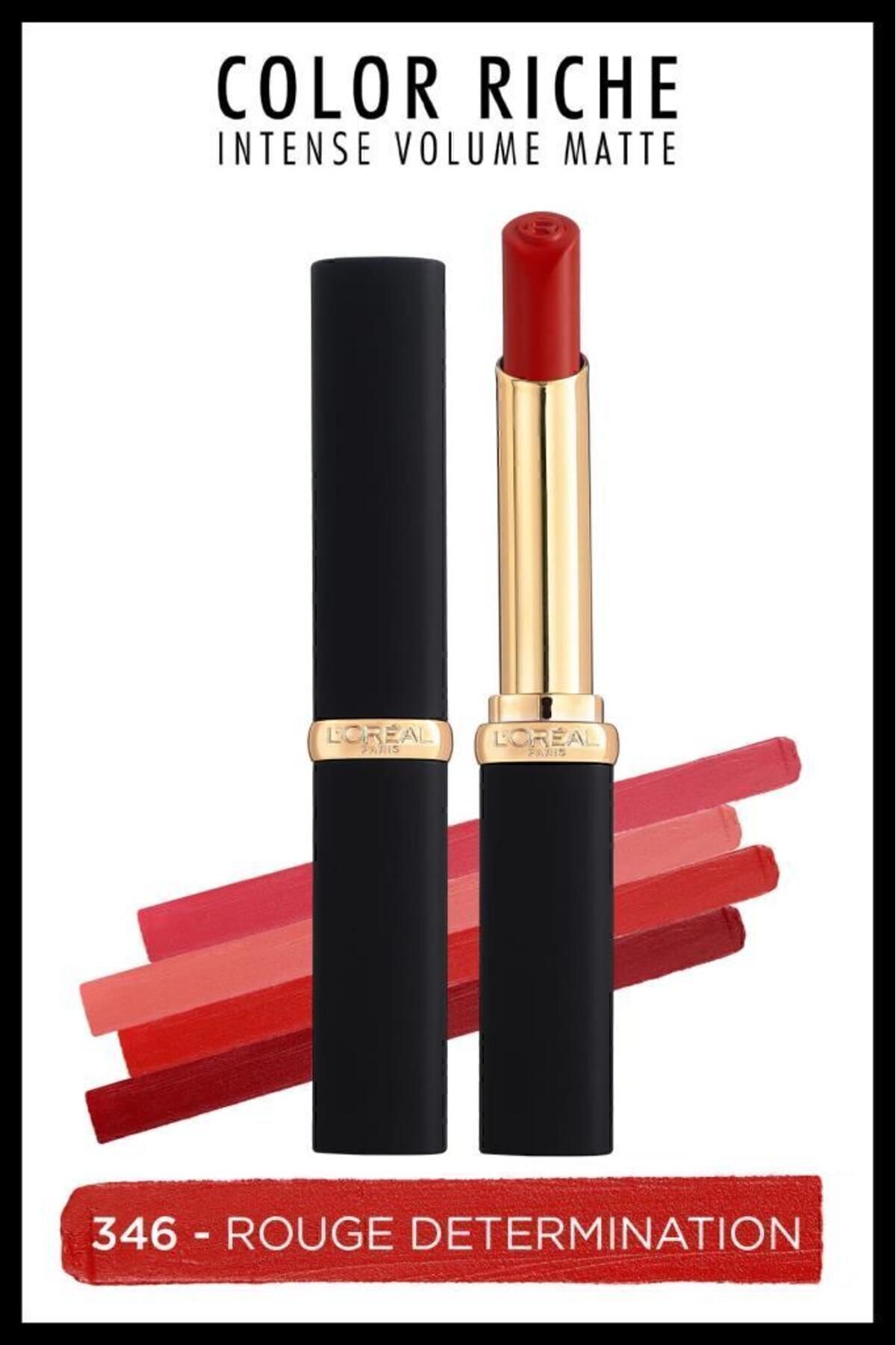 Color Riche Intense Volume Matte Ruj - 346 Rouge Determination